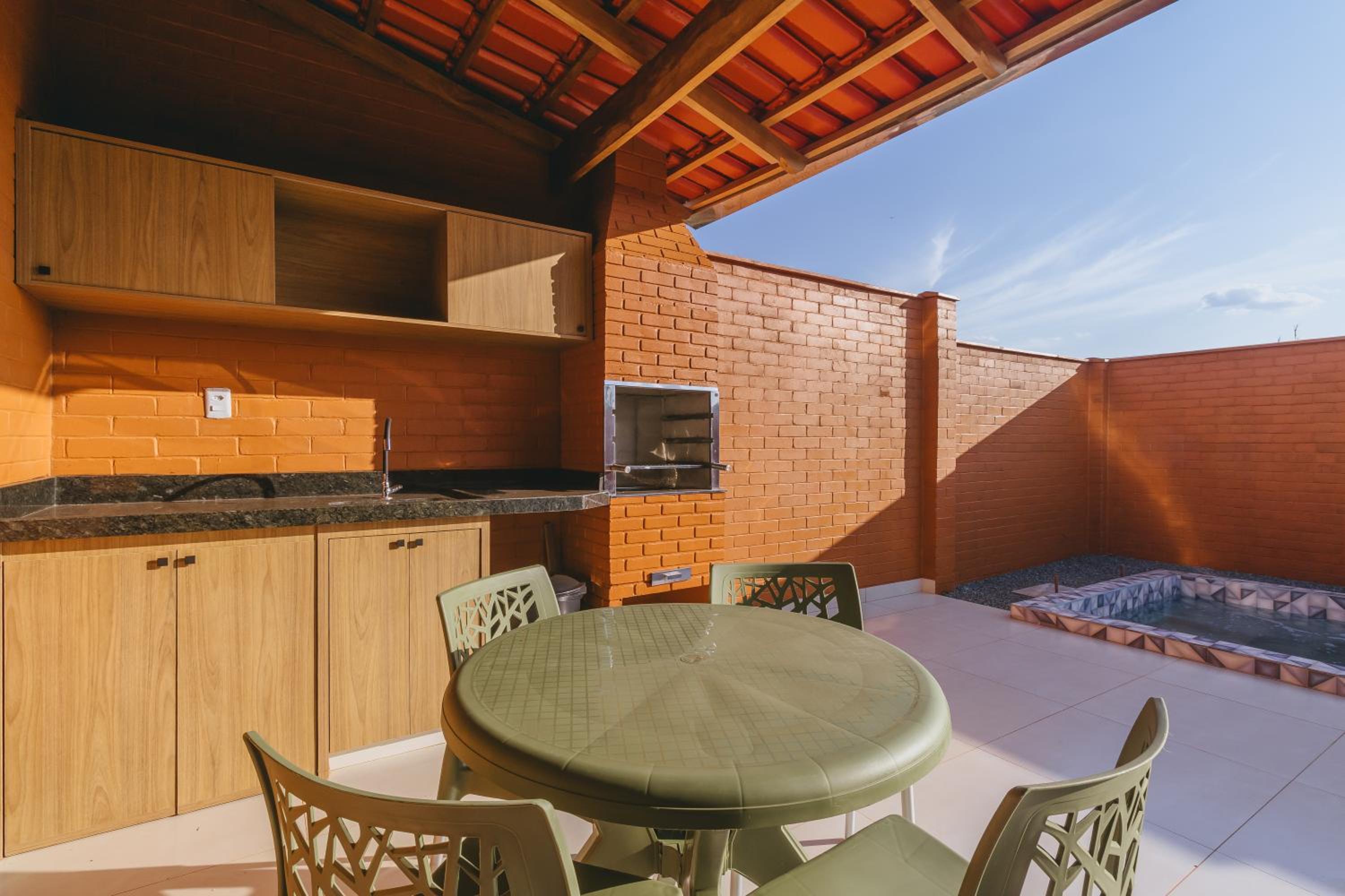 Refúgio com piscina privada - Caldas Novas