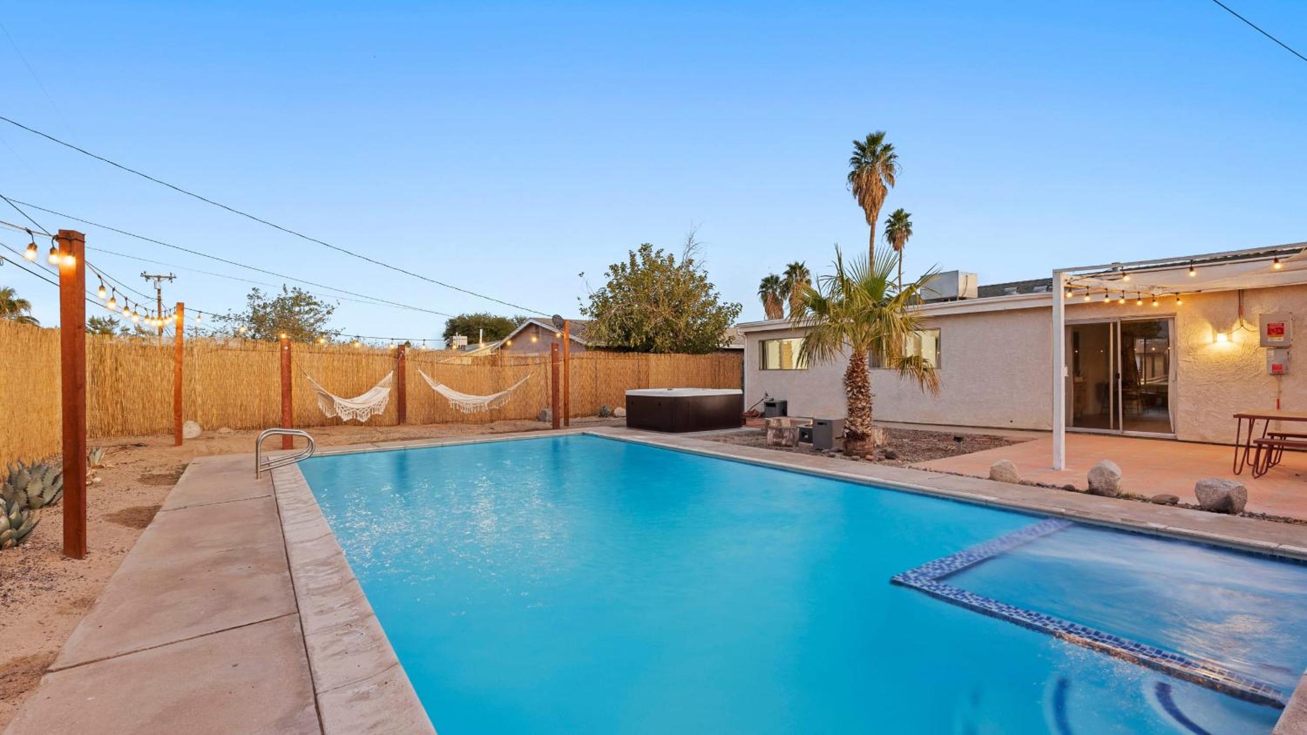 4BR Desert Home w Pool Hot Tub Firepit Game Room The Quiet Burn by AvantStay