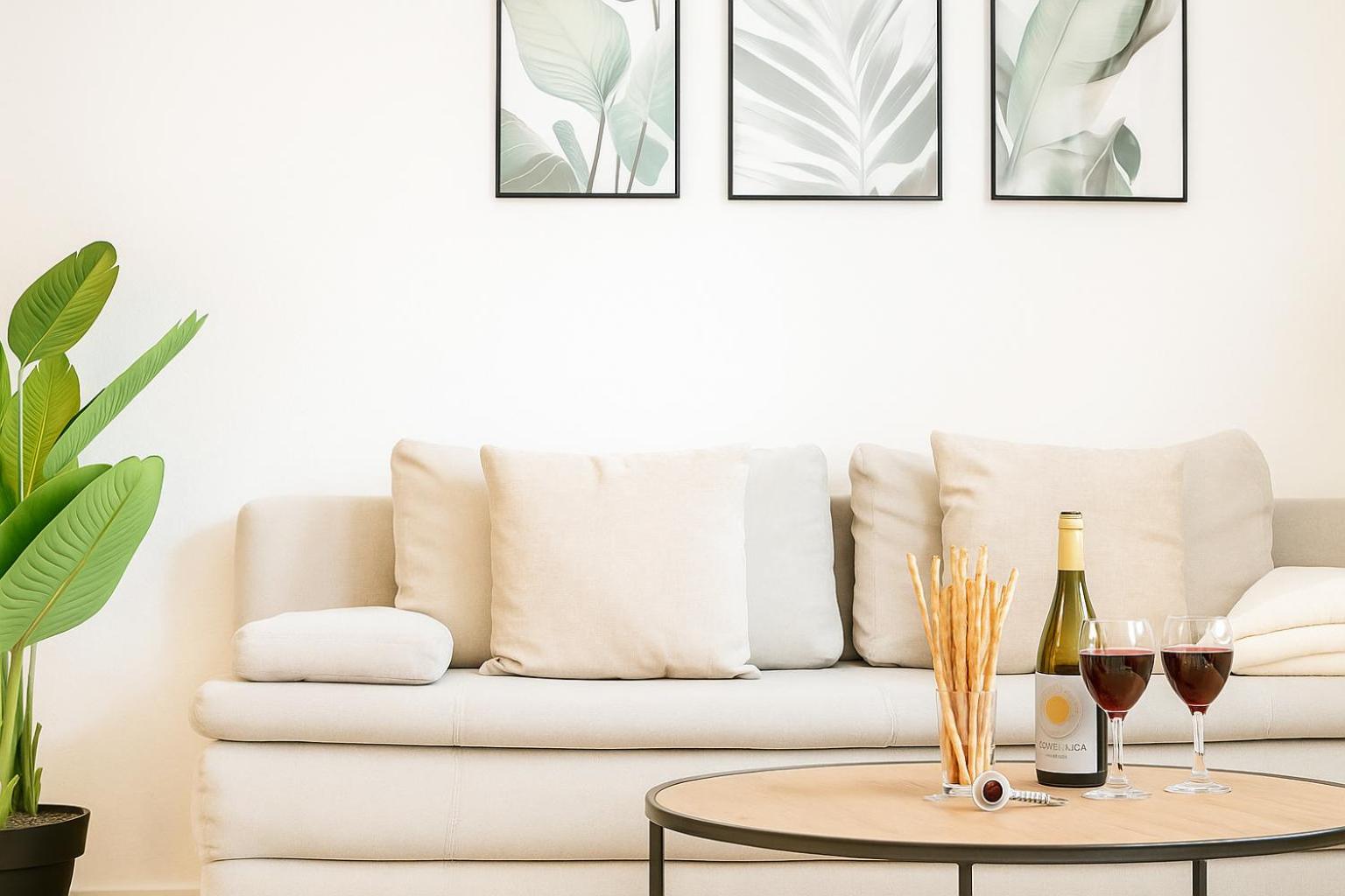 Wohlfühlapartment, Zentral, 200m zur UNI, Parkplatz, Boxspringbetten, Massagesessel, Nespresso, LAN & WIFI