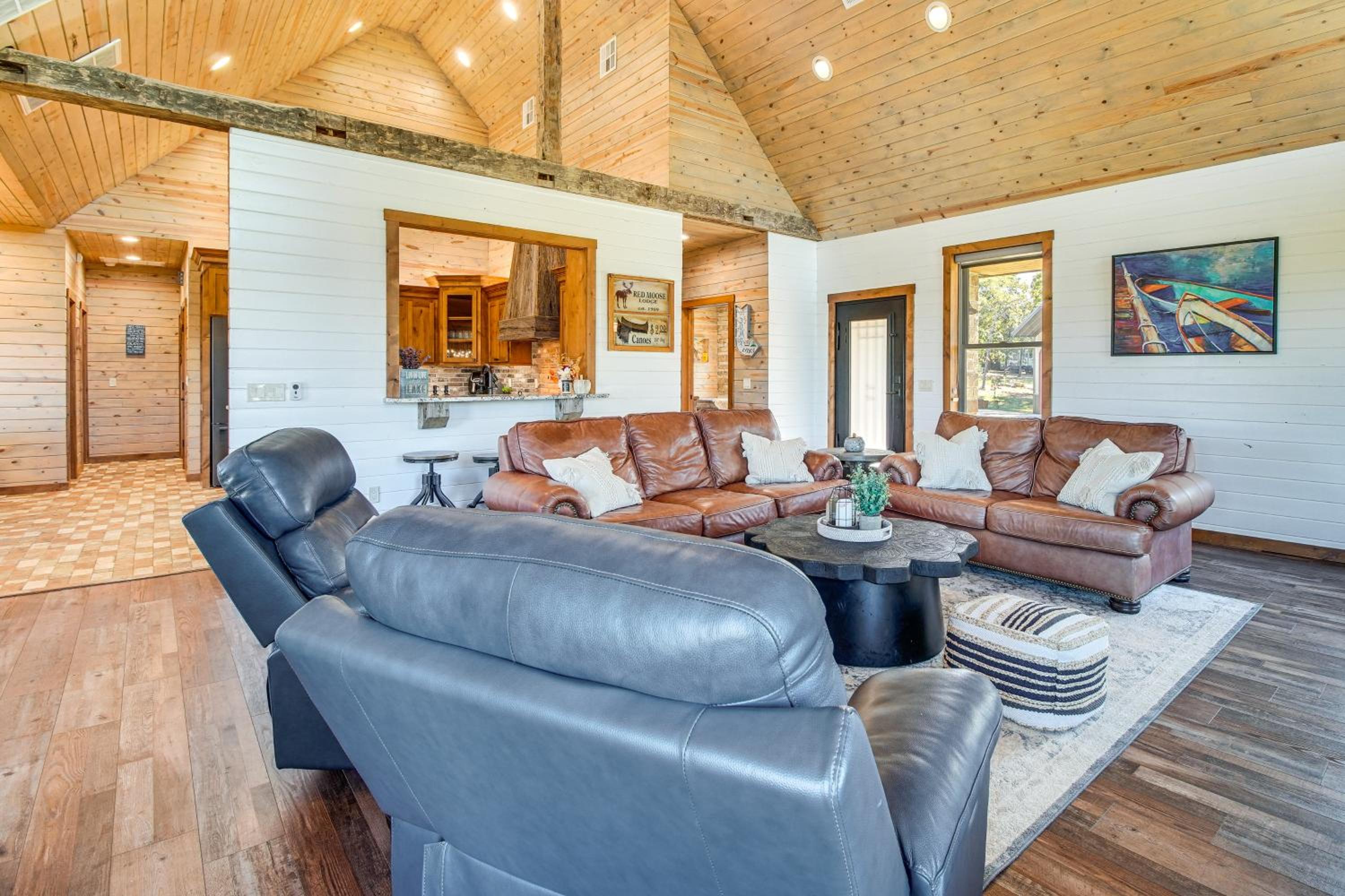 Upscale A-Frame Escape with Lake Access in Quinton!