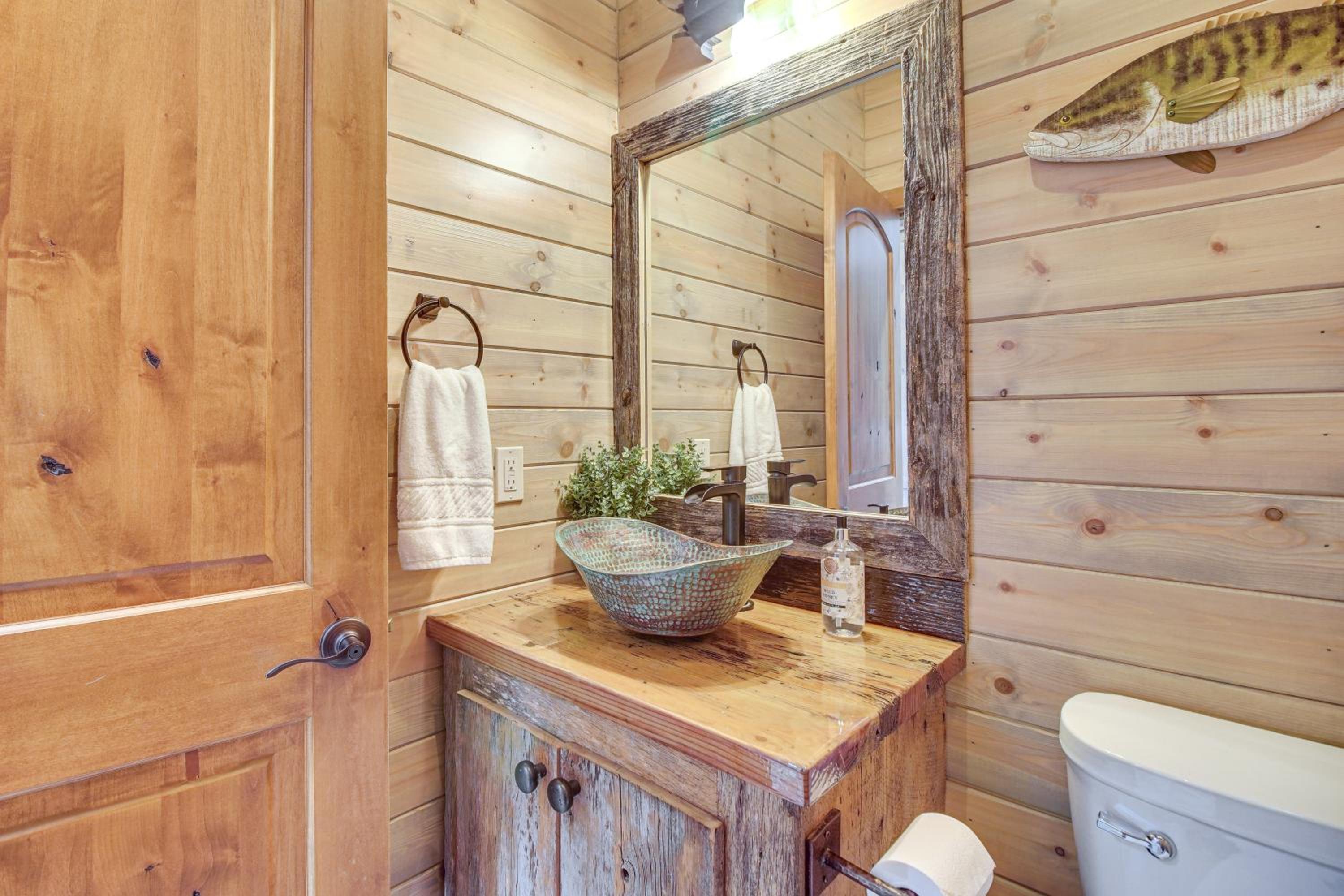Upscale A-Frame Escape with Lake Access in Quinton!