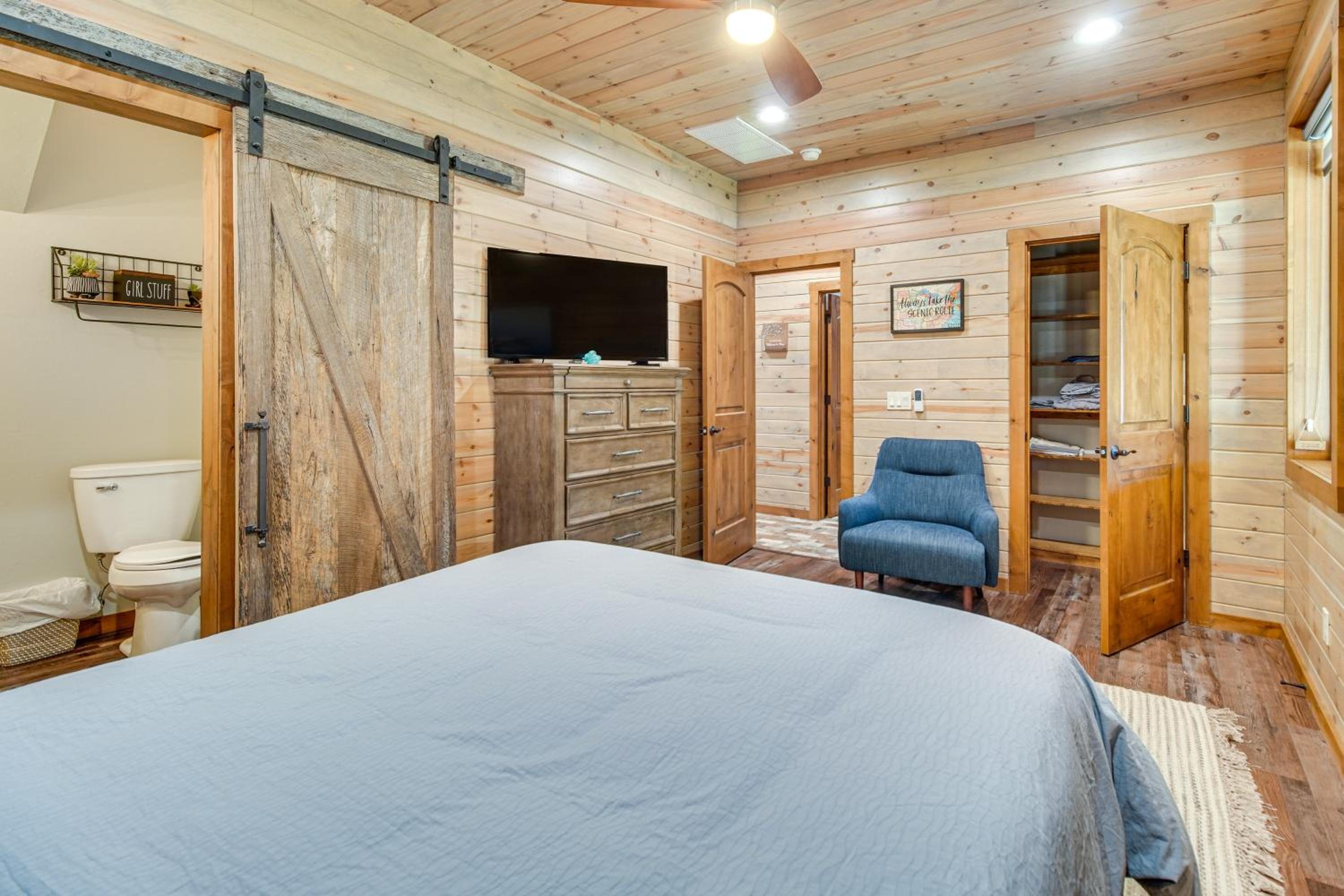 Upscale A-Frame Escape with Lake Access in Quinton!