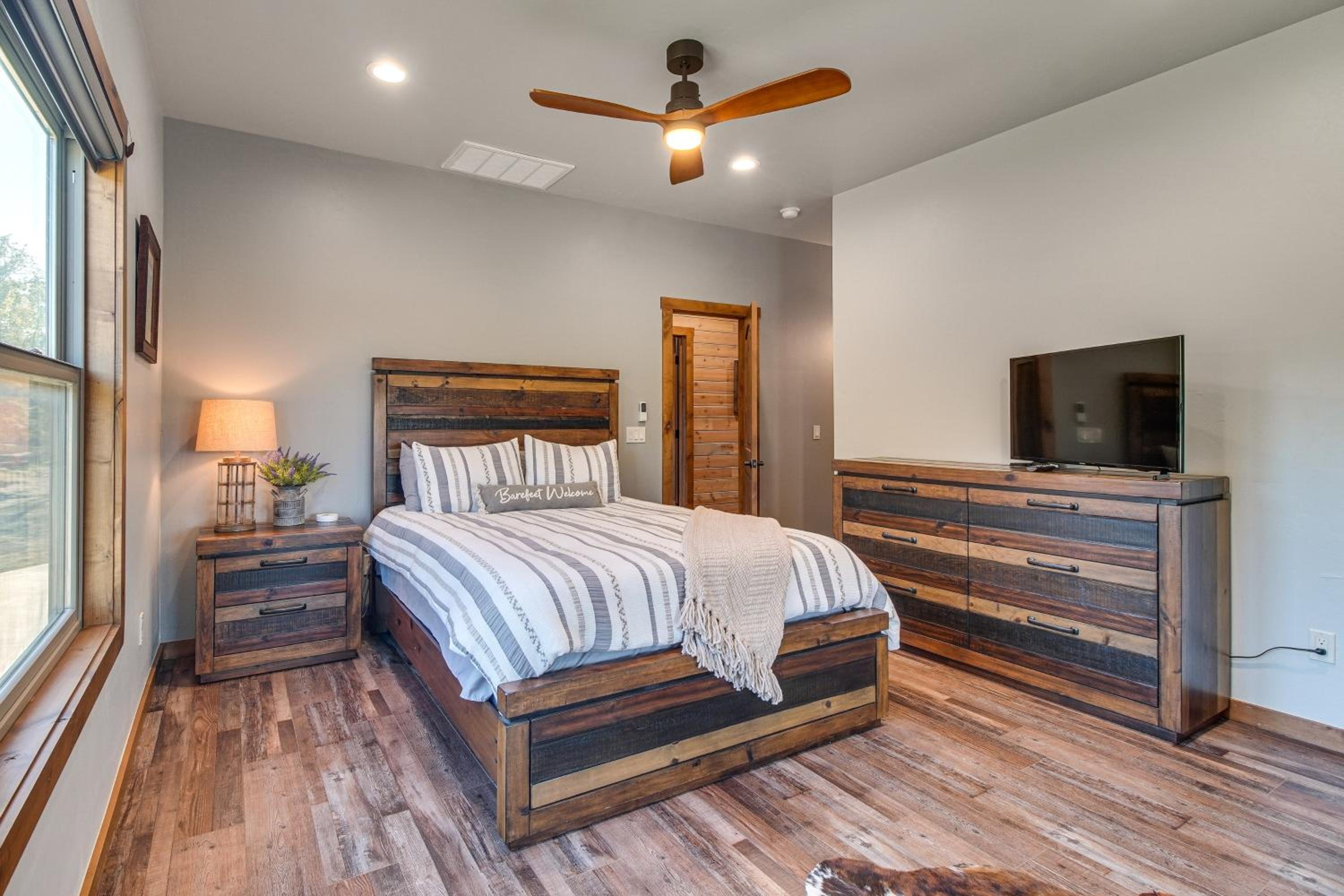 Upscale A-Frame Escape with Lake Access in Quinton!