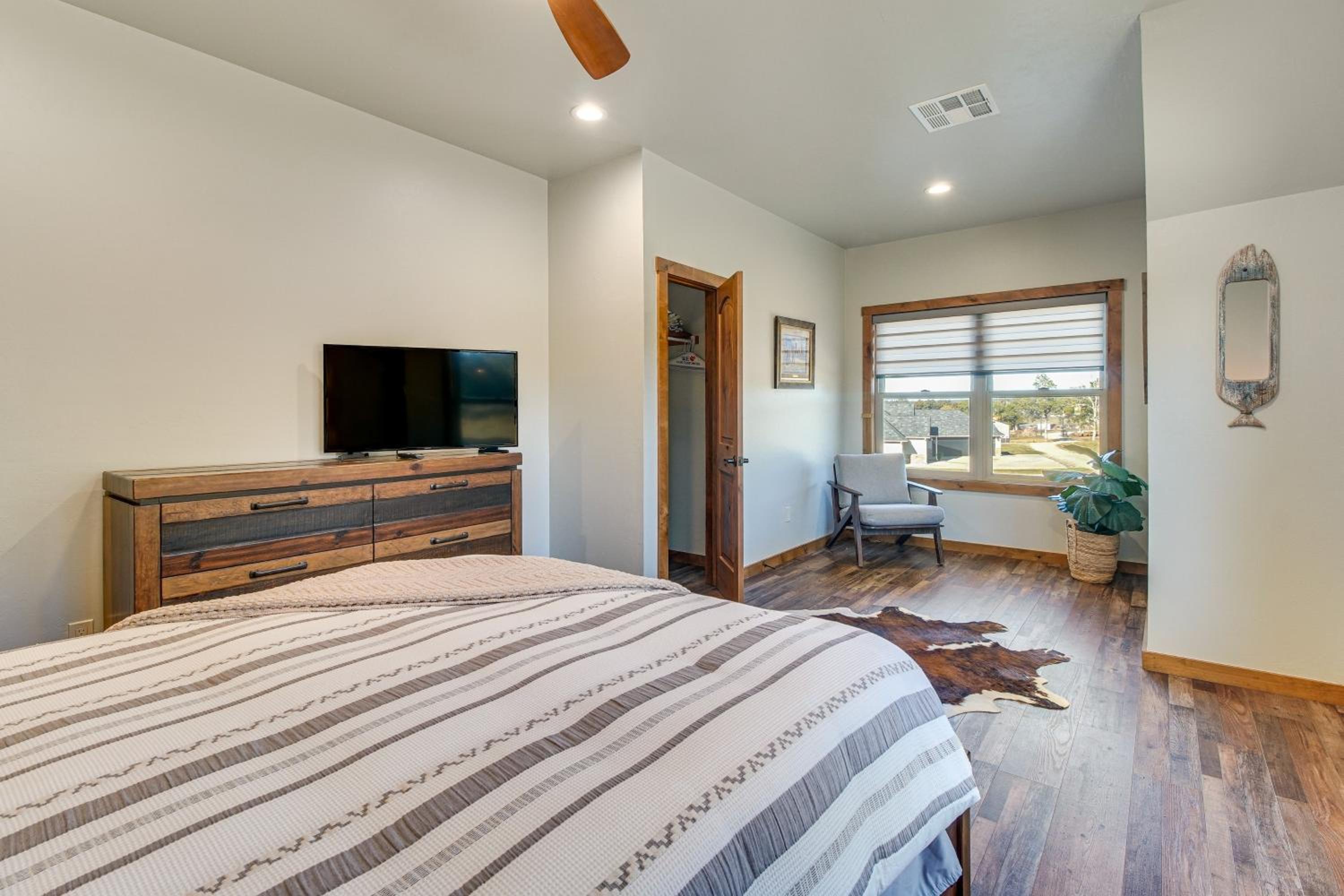 Upscale A-Frame Escape with Lake Access in Quinton!