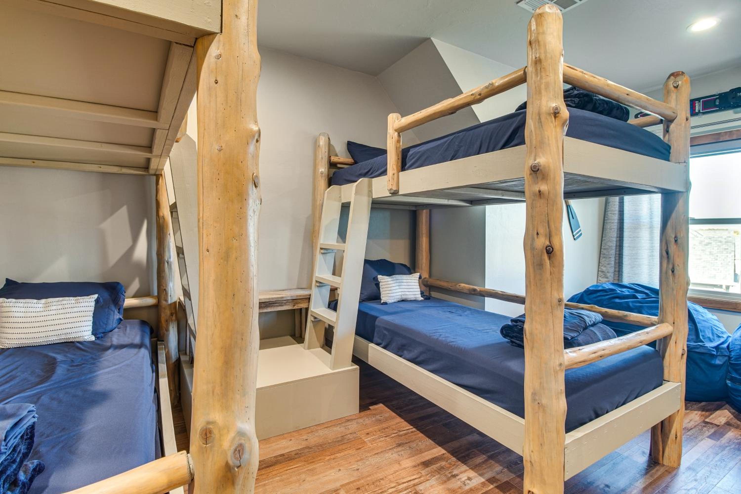 Upscale A-Frame Escape with Lake Access in Quinton!