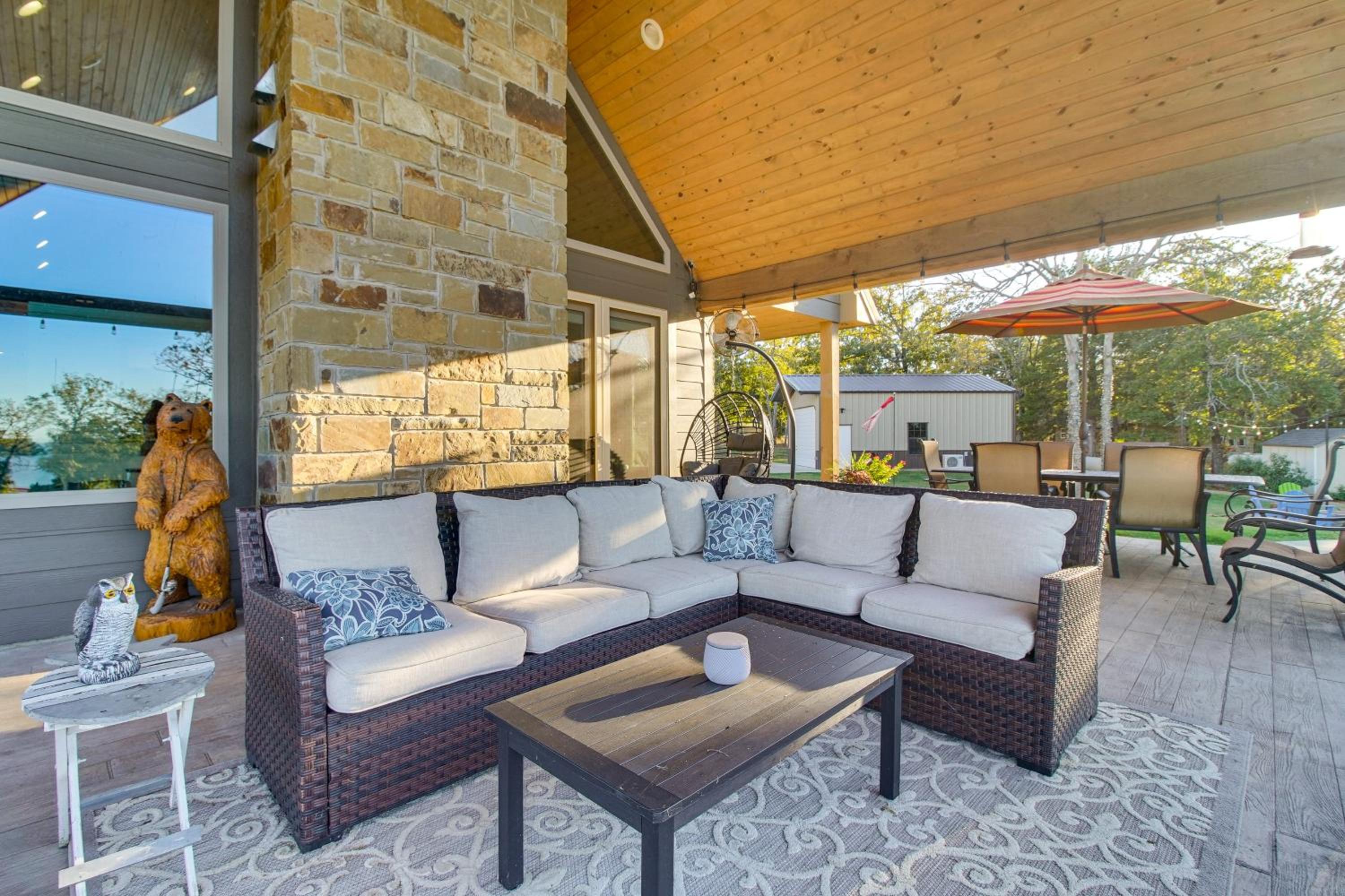 Upscale A-Frame Escape with Lake Access in Quinton!