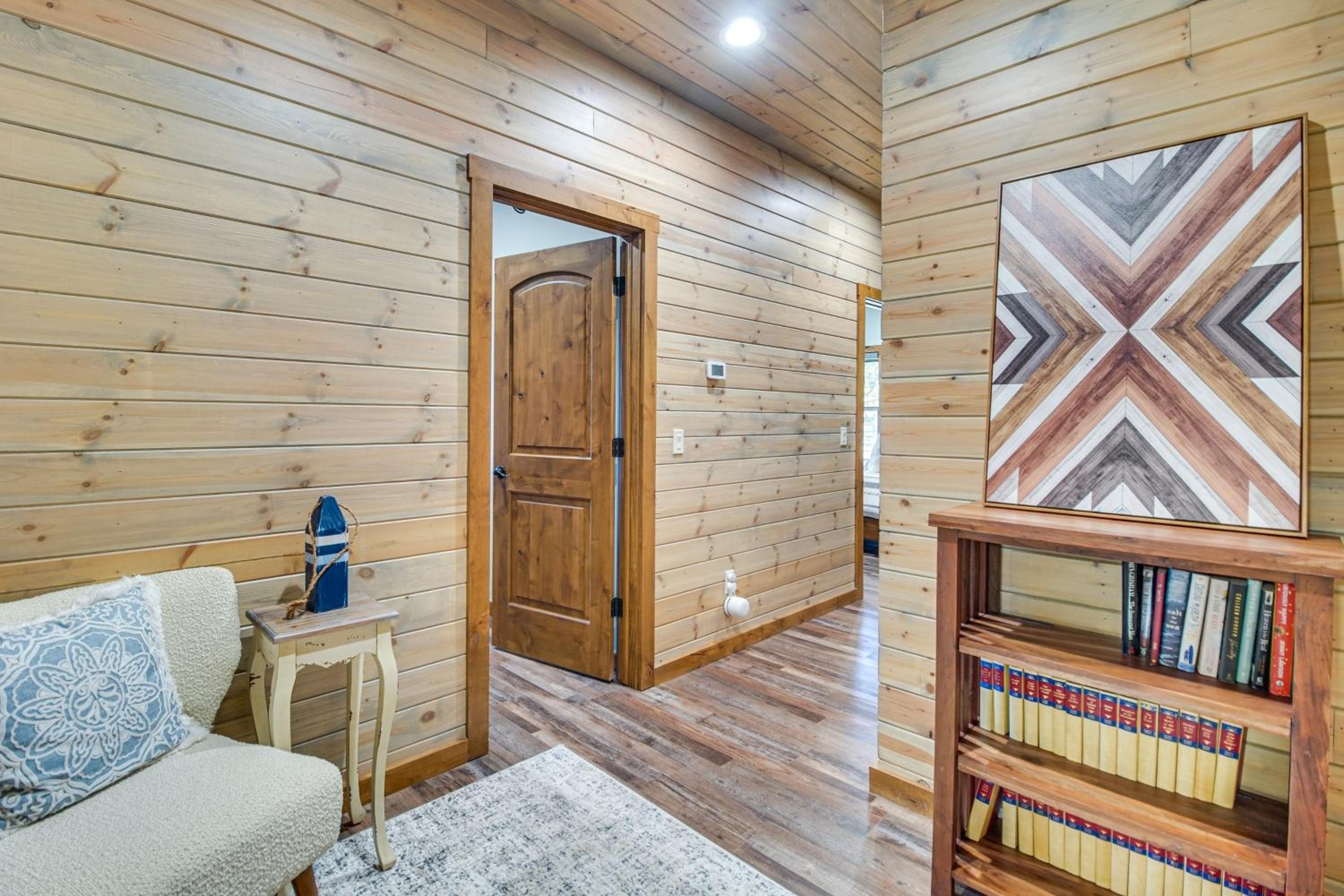 Upscale A-Frame Escape with Lake Access in Quinton!