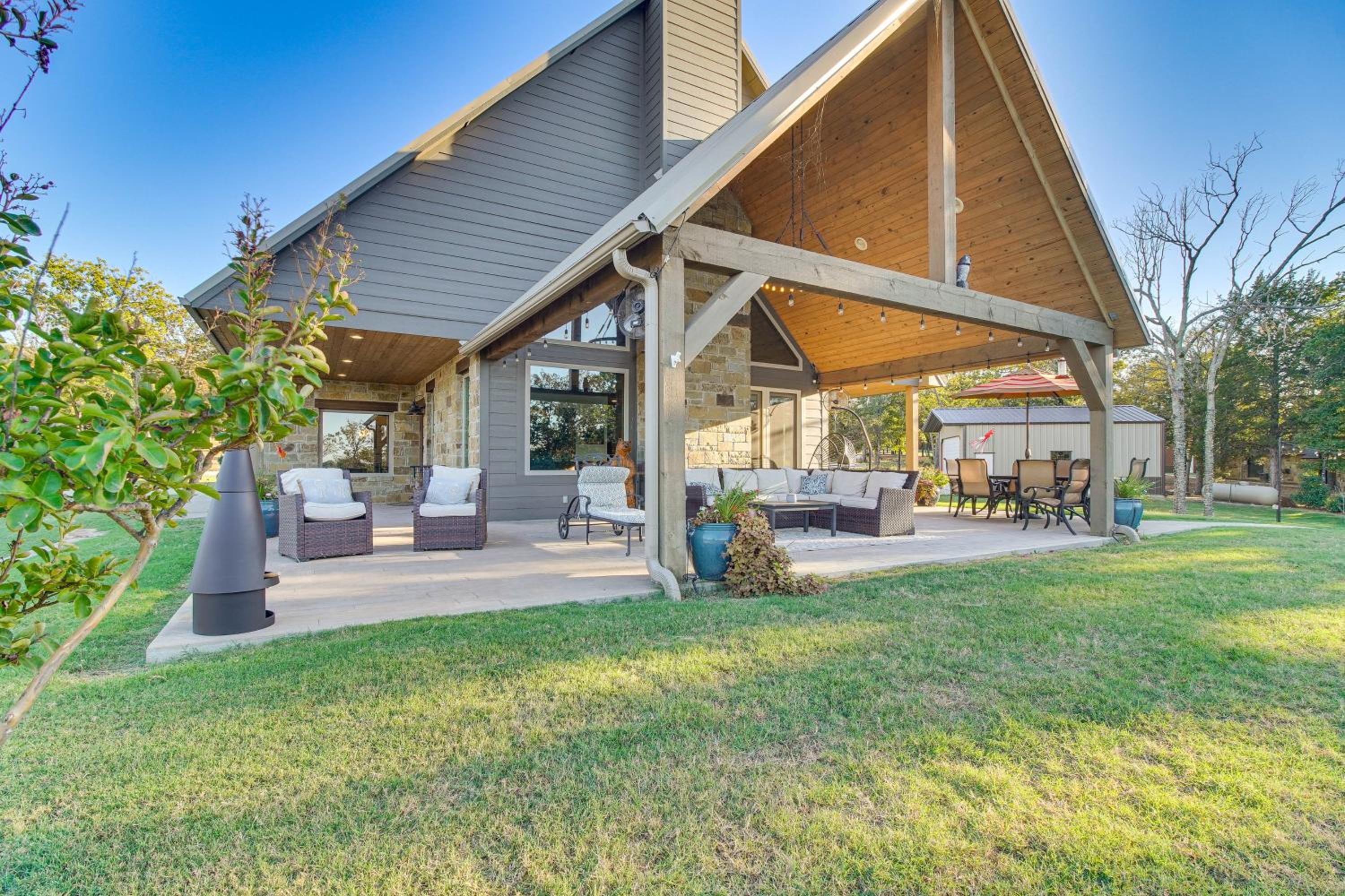 Upscale A-Frame Escape with Lake Access in Quinton!