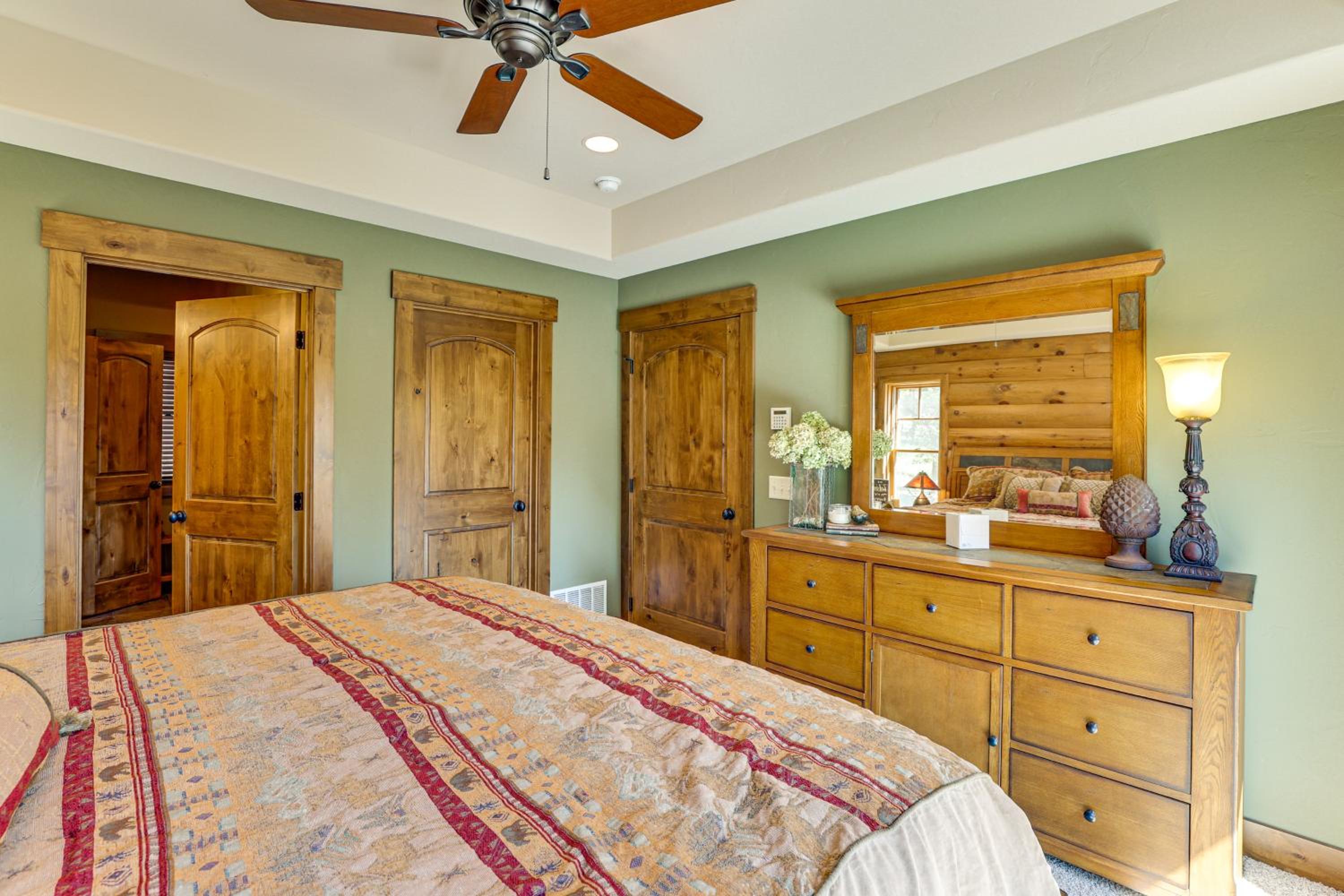 Hike, Fish and More Grand Cabin with Decks in Sturgis