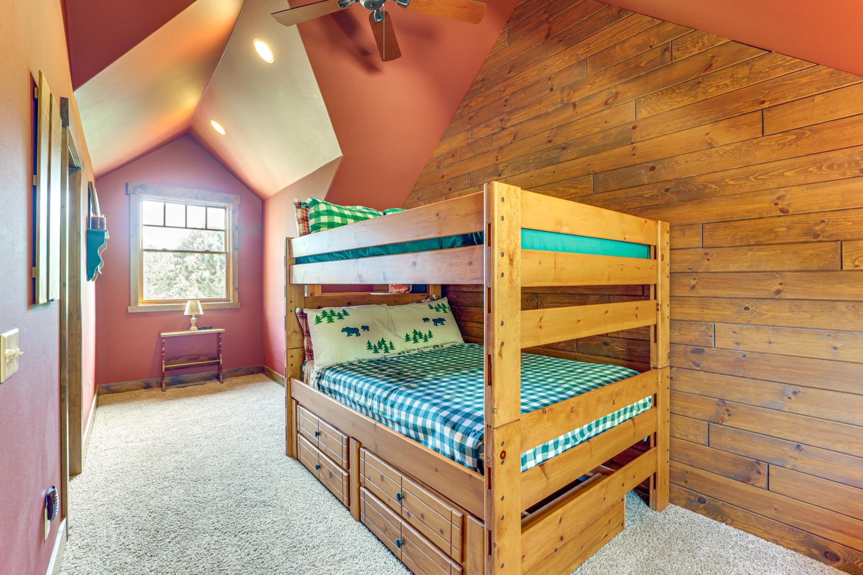 Hike, Fish and More Grand Cabin with Decks in Sturgis