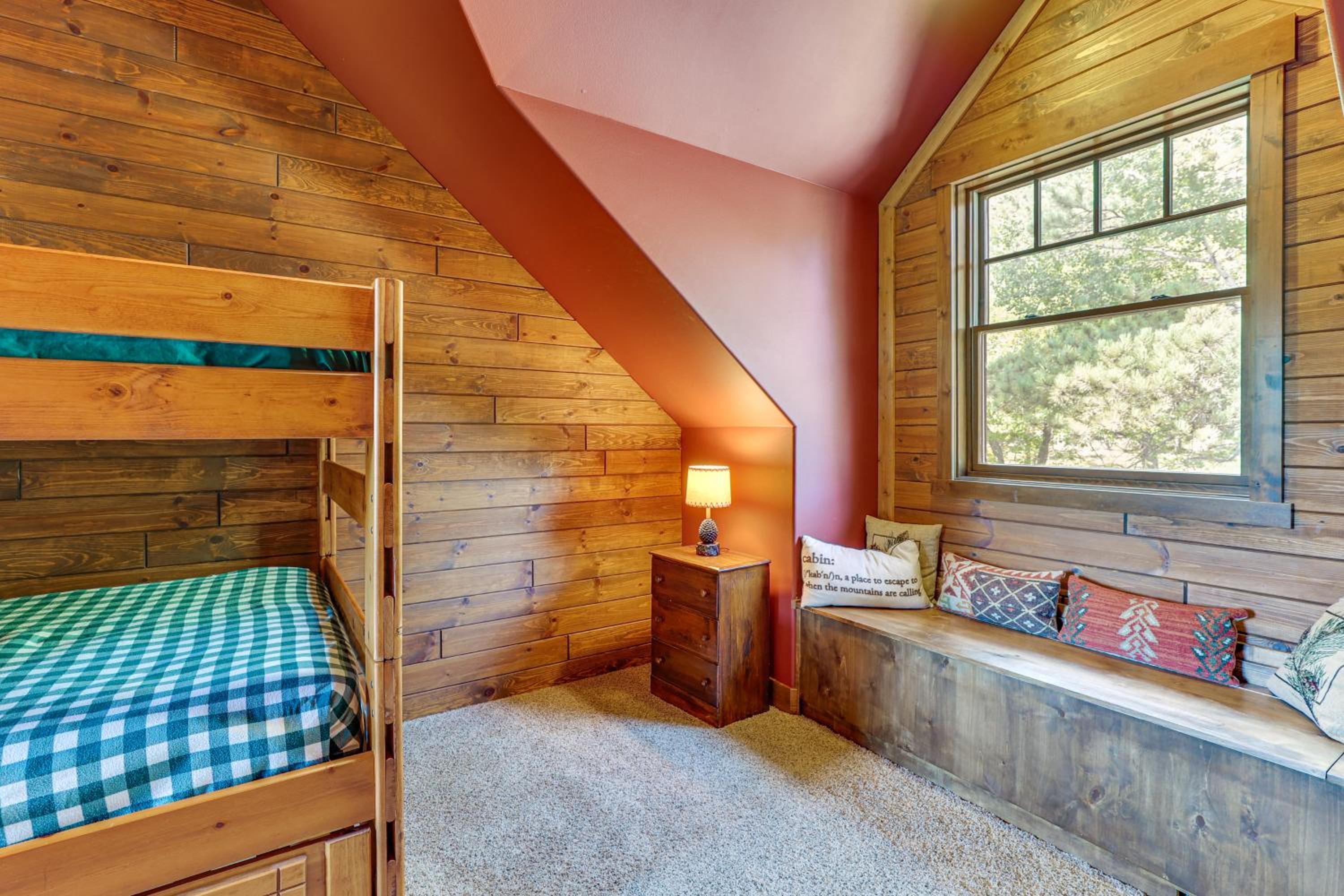 Hike, Fish and More Grand Cabin with Decks in Sturgis