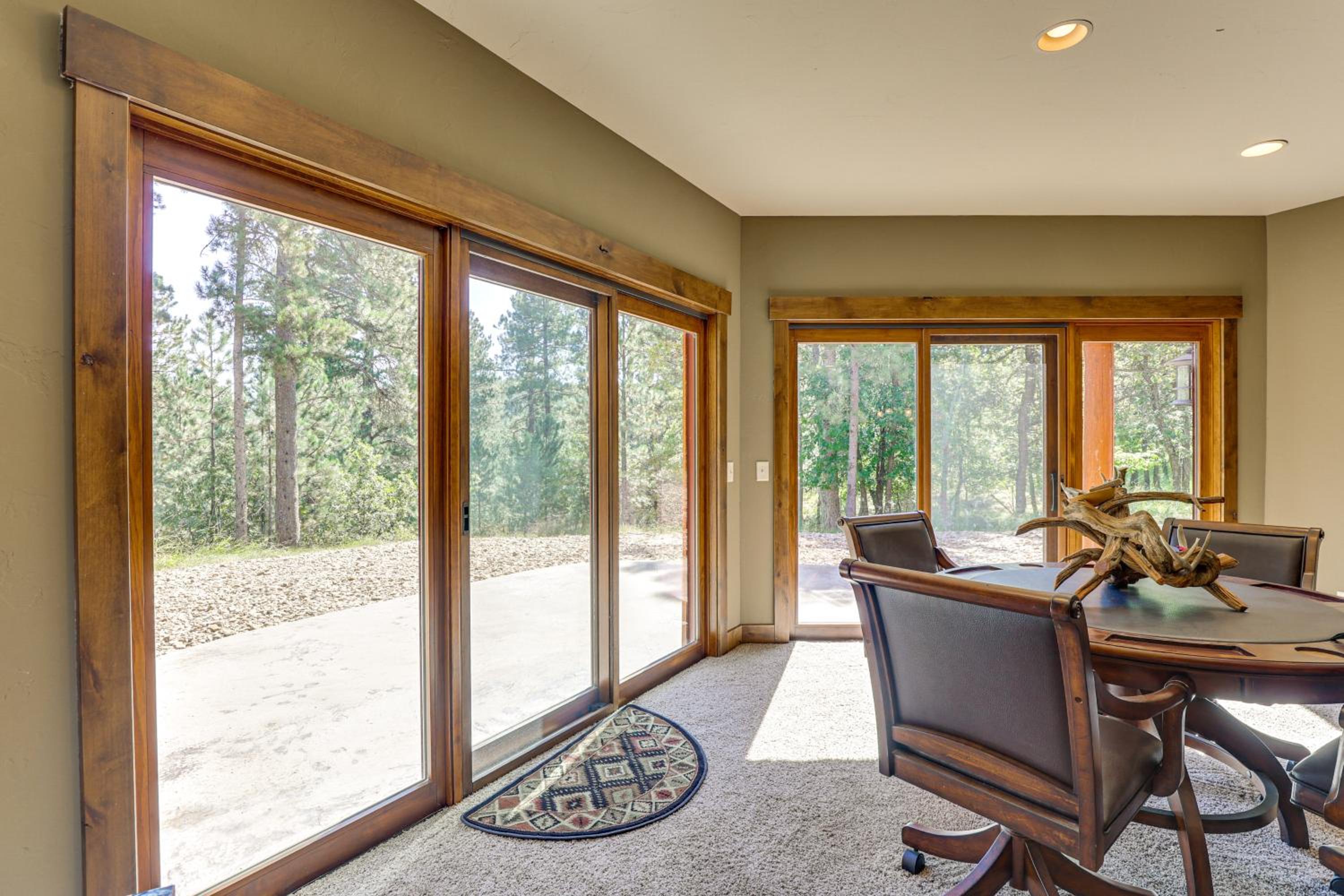 Hike, Fish and More Grand Cabin with Decks in Sturgis