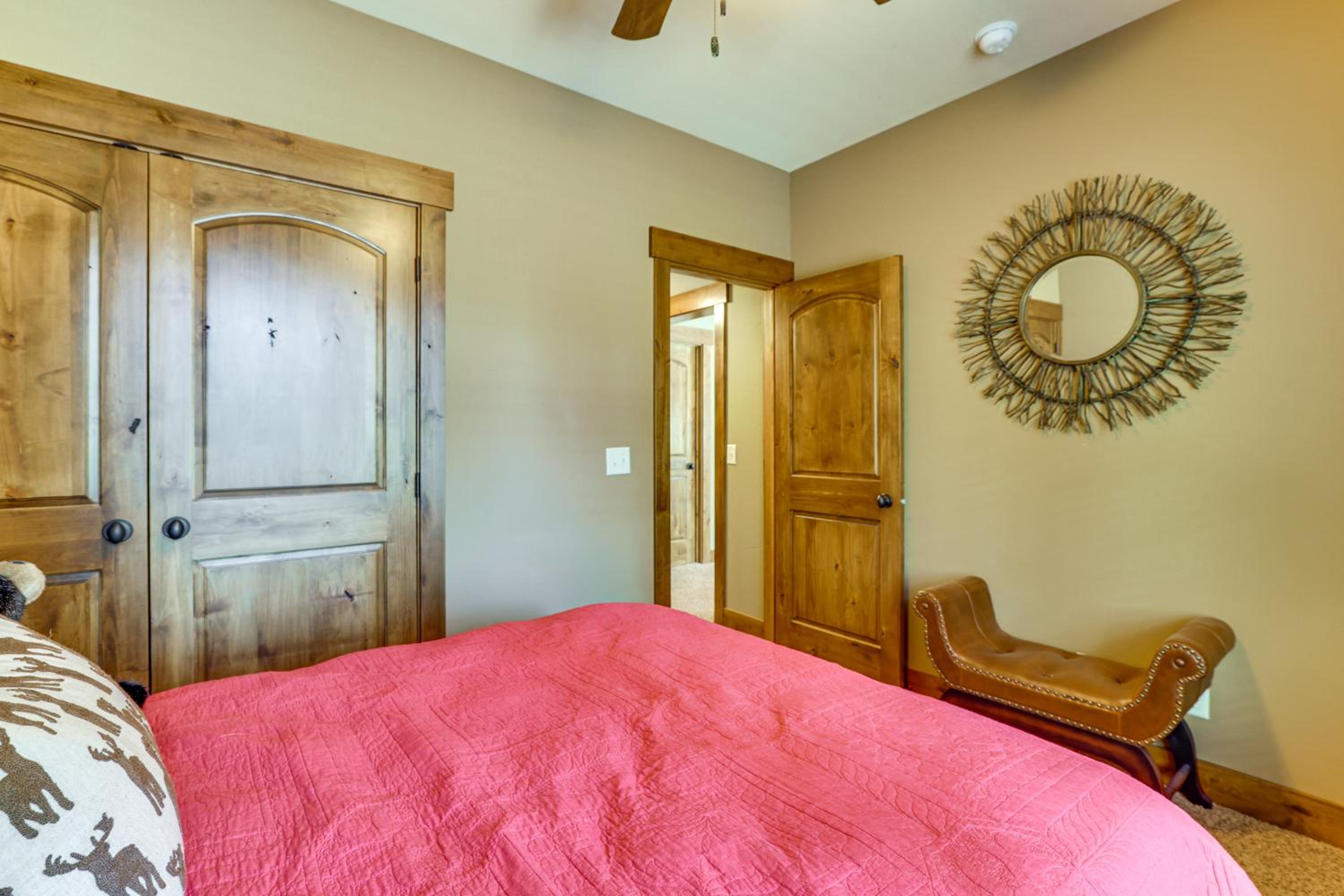Hike, Fish and More Grand Cabin with Decks in Sturgis
