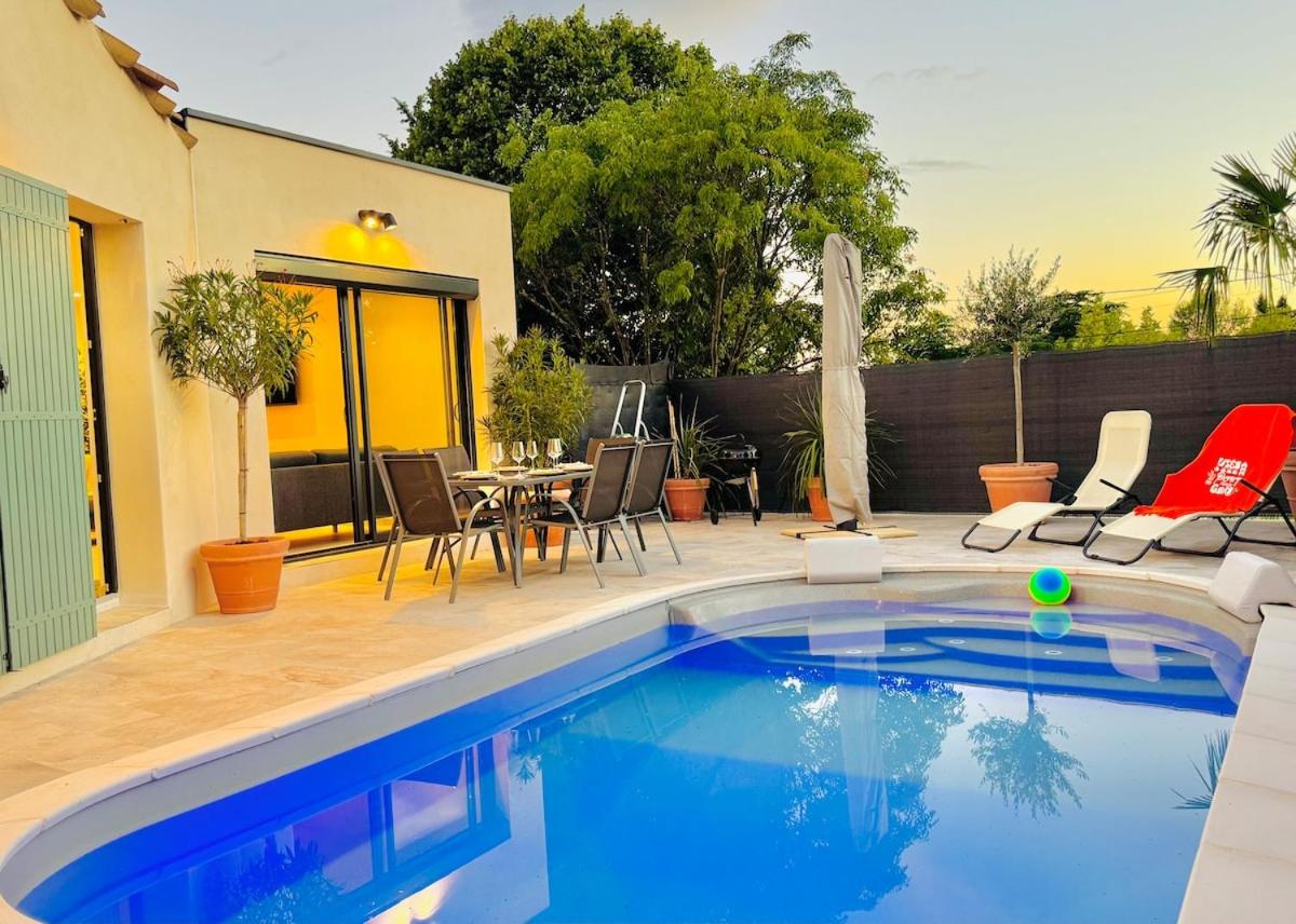 Villa 6 pers - grande terrasse & piscine privée