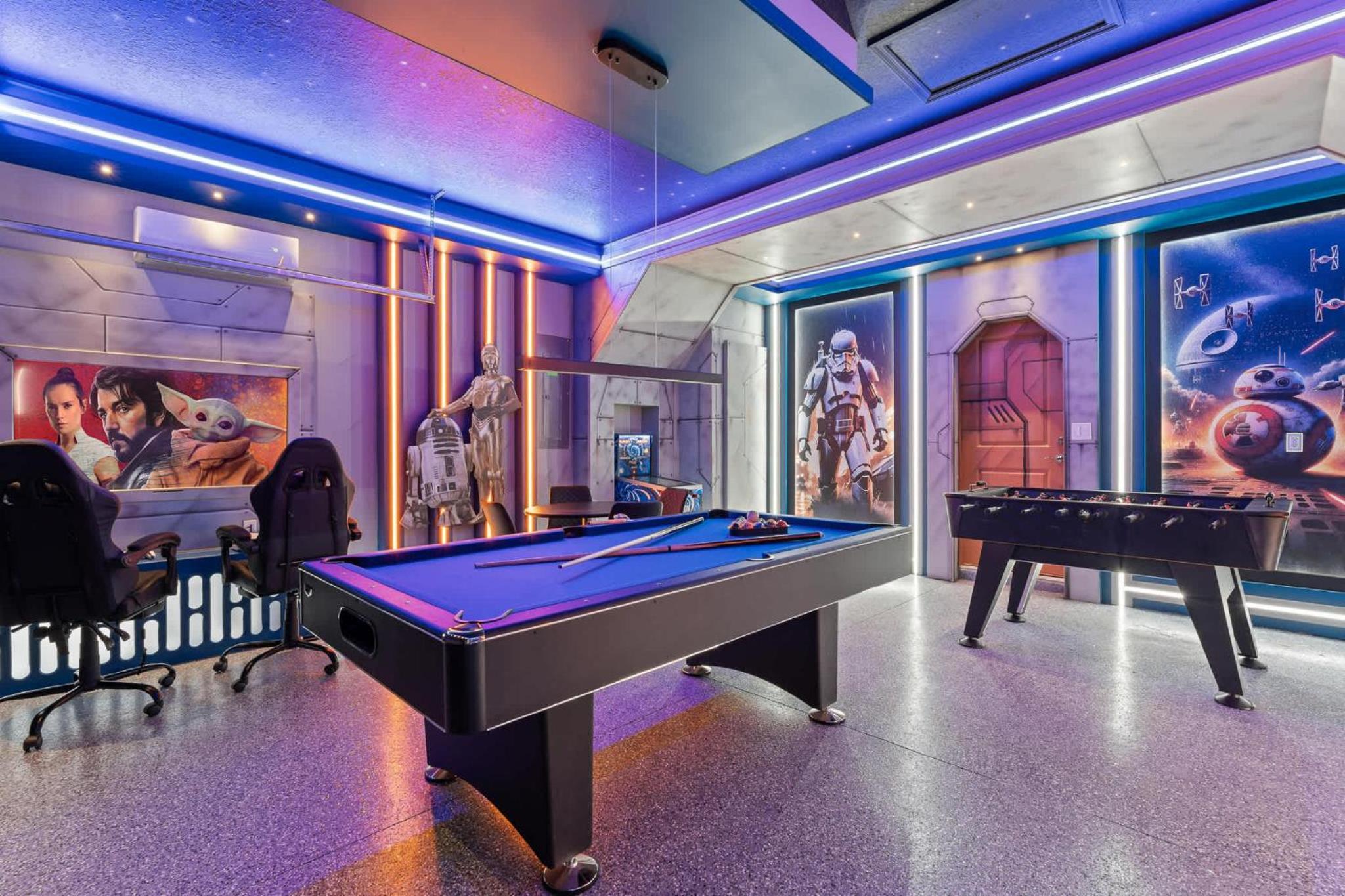 Epic Family Villa Pool Theater Themed Bedrooms