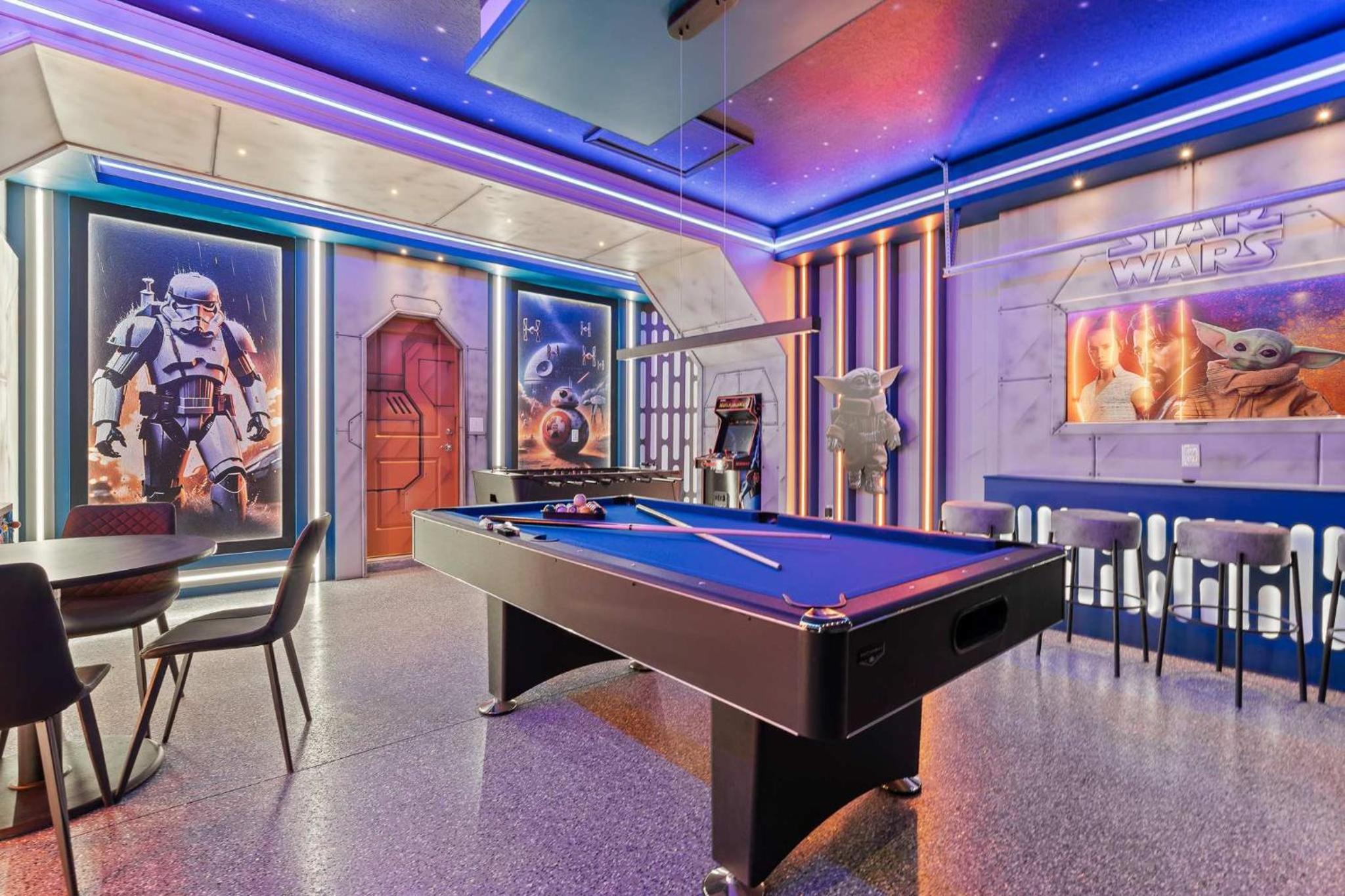 Epic Family Villa Pool Theater Themed Bedrooms