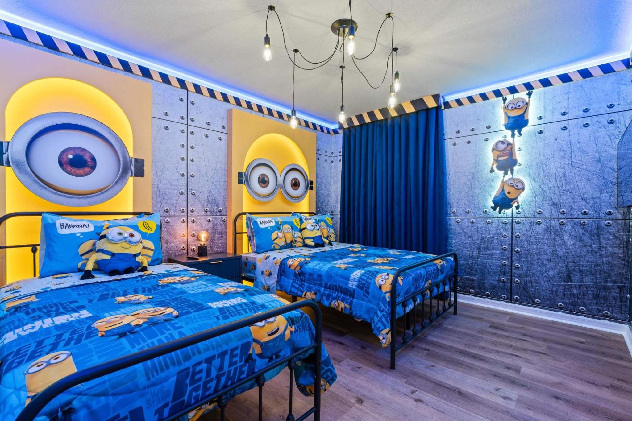 Epic Family Villa Pool Theater Themed Bedrooms