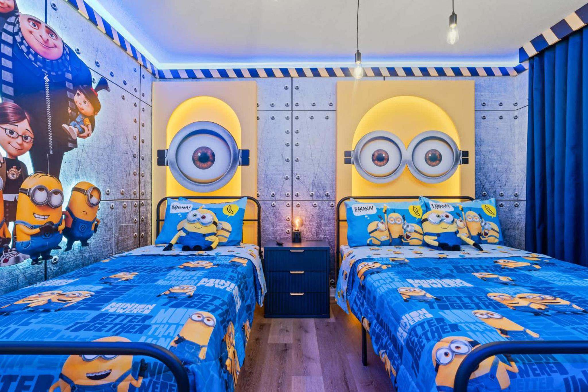 Epic Family Villa Pool Theater Themed Bedrooms