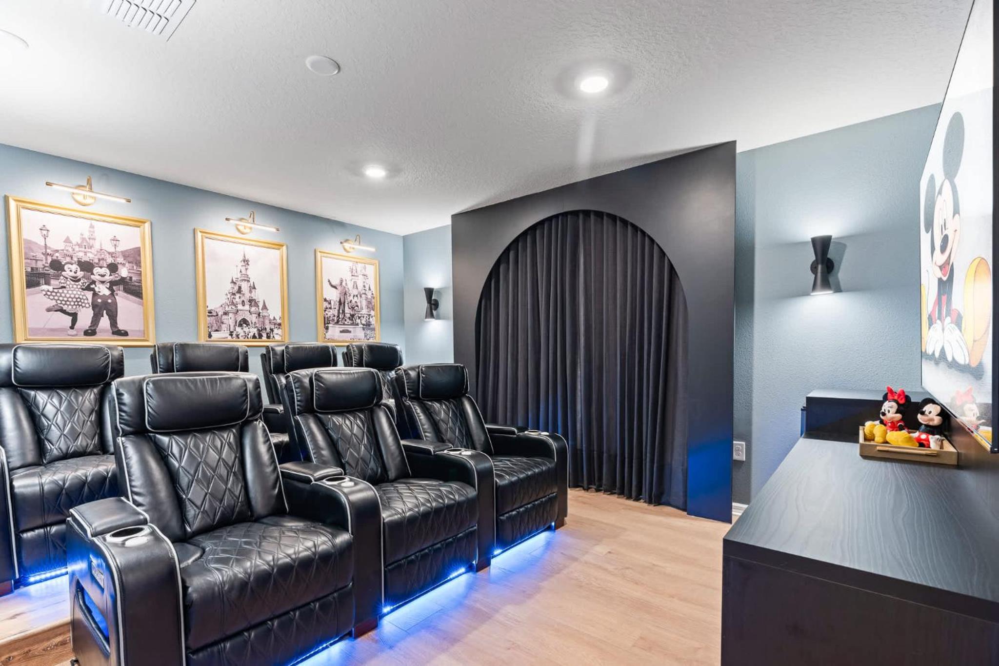 Epic Family Villa Pool Theater Themed Bedrooms