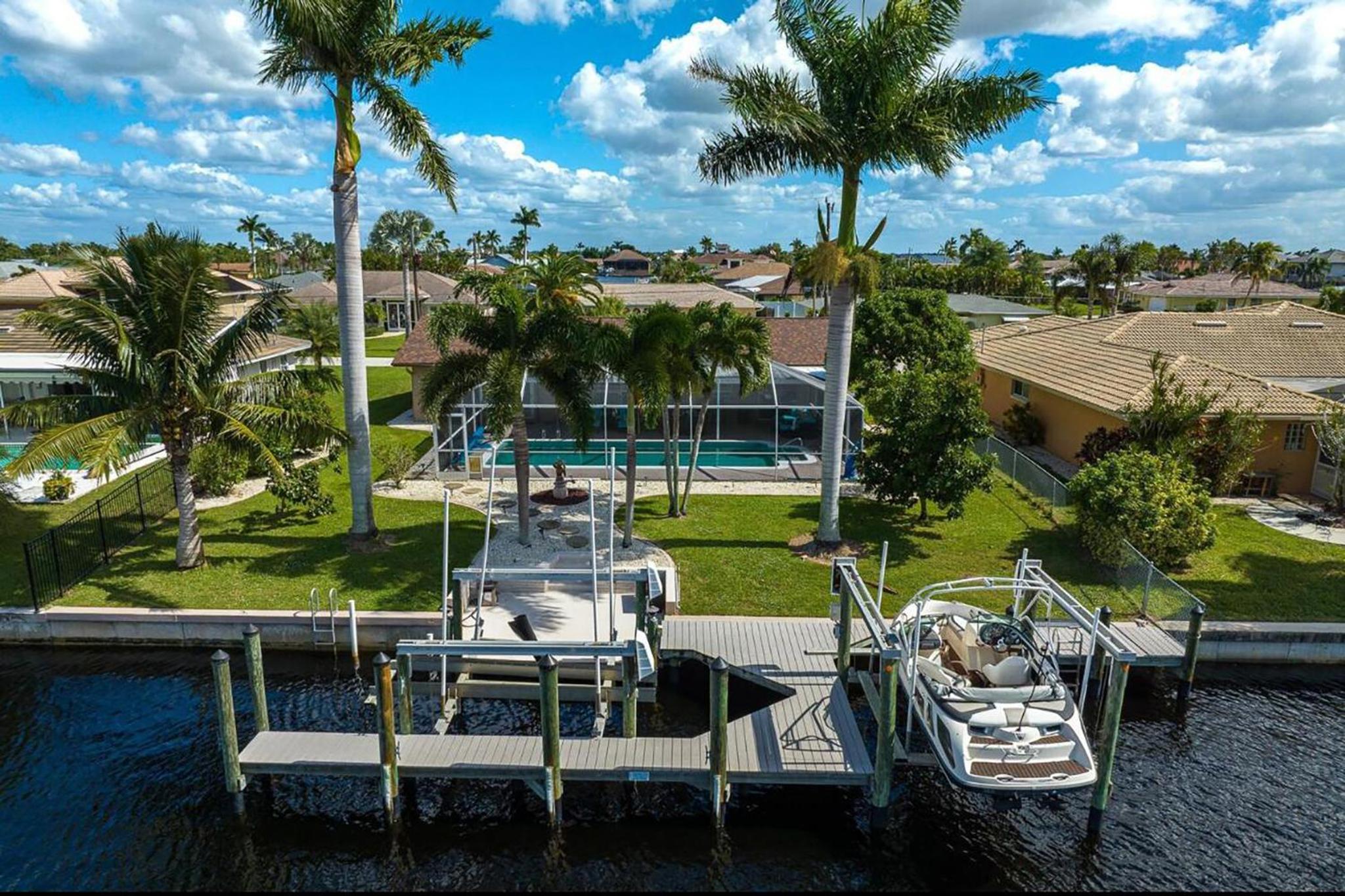 Dock Your Boat Waterfront Cape Coral Home with Pool