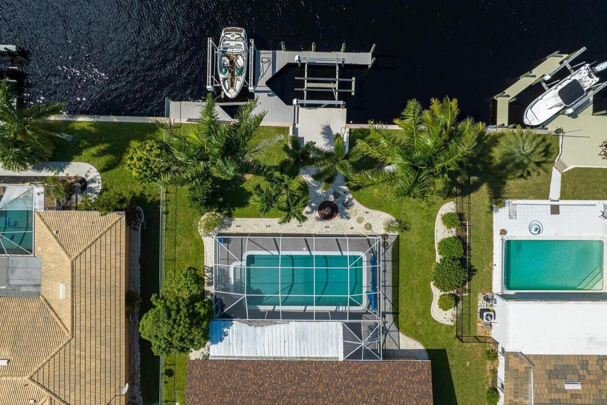 Dock Your Boat Waterfront Cape Coral Home with Pool