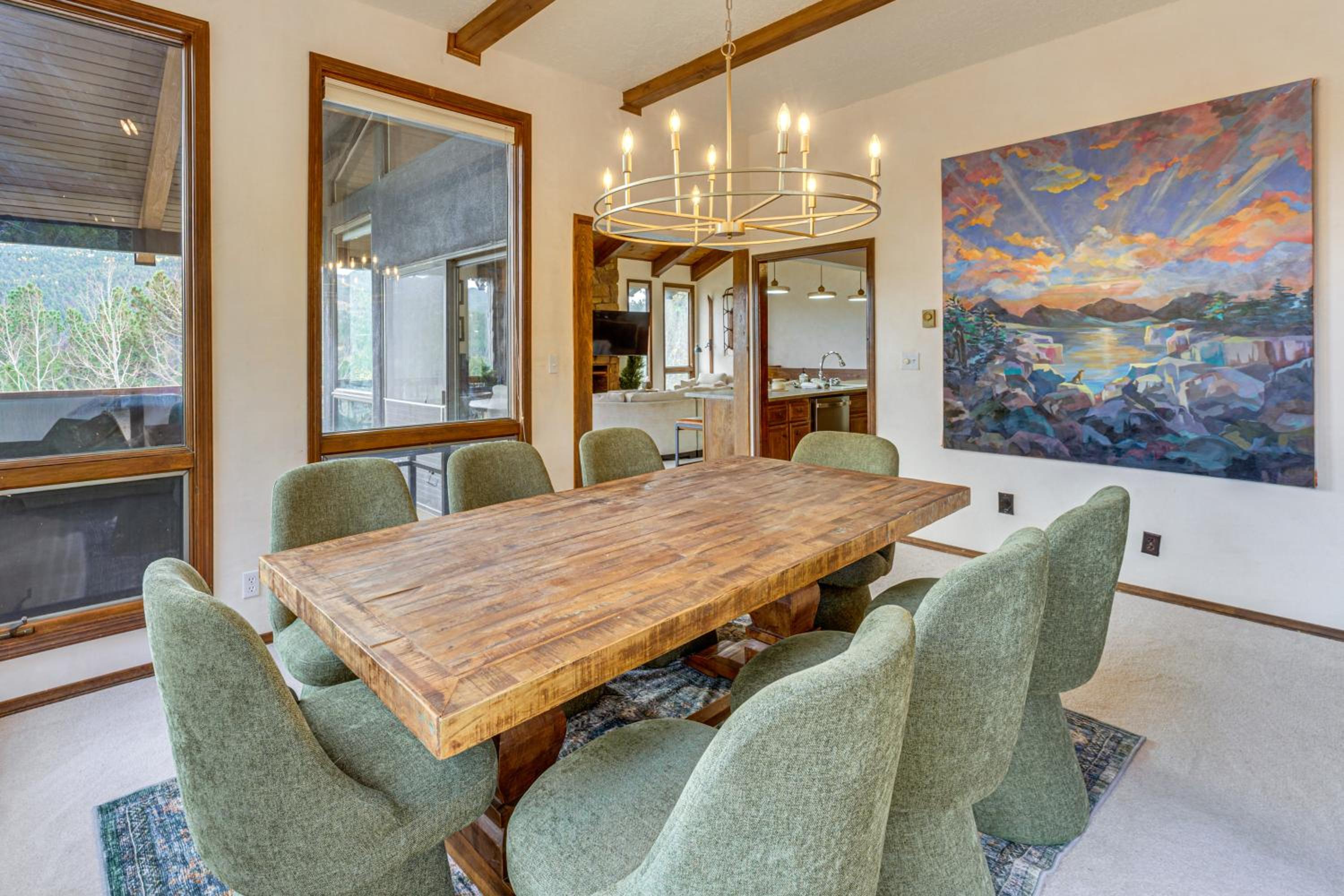Luxury Home with Hot Tub and Mtn Views in Angel Fire!