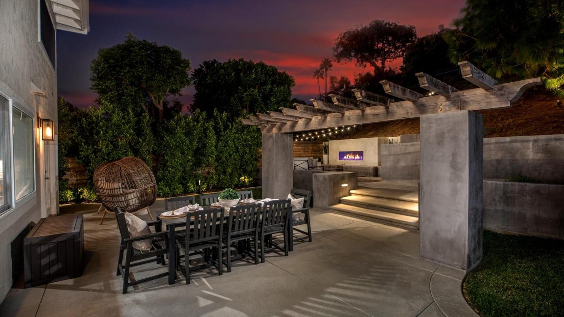 Spanish-Inspired Mission Viejo Home with Courtyard Firepit Backyard Dining Casa Cordero by AvantStay