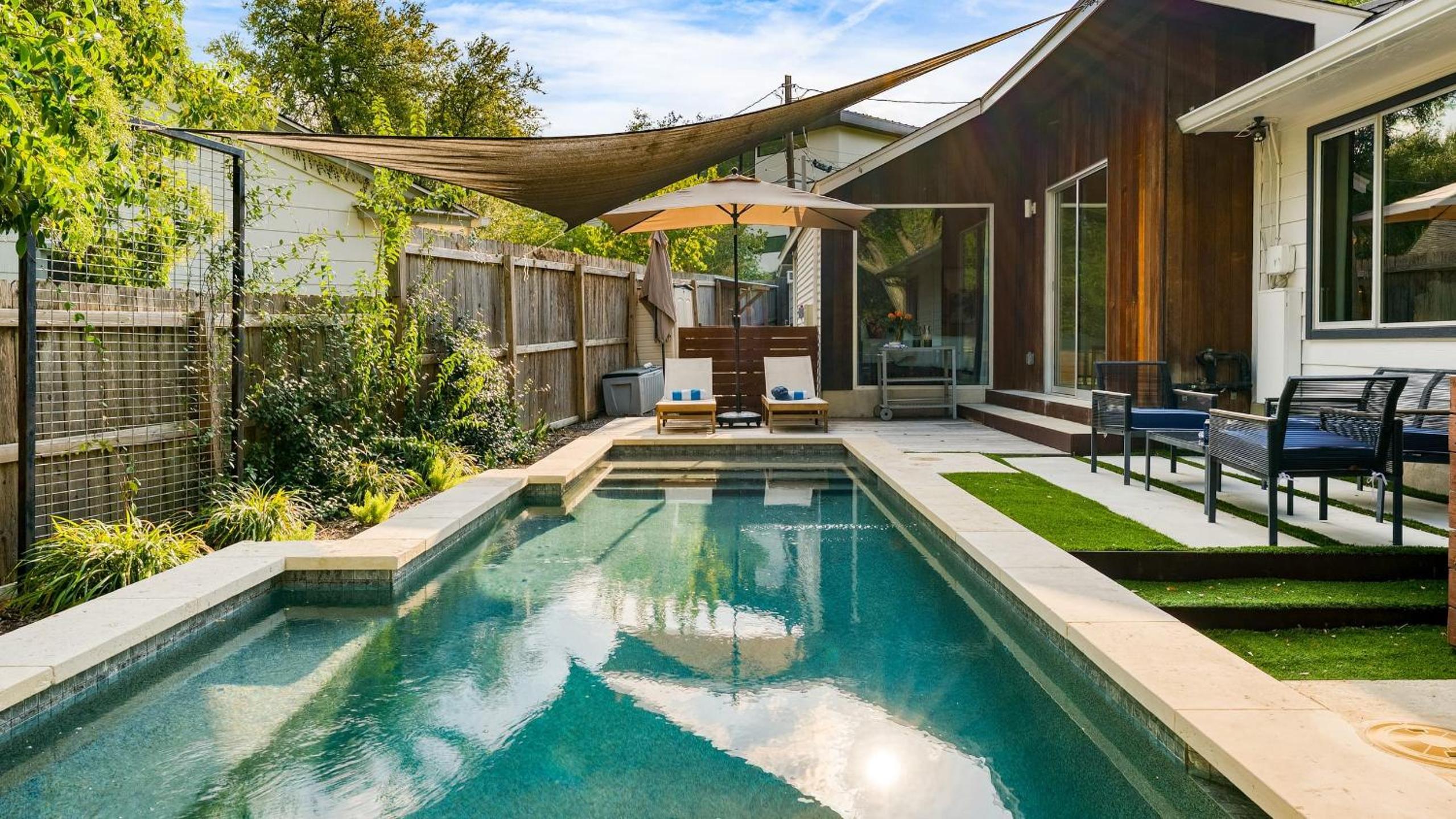 Modern Austin Home w Pool Putting Green Coffee Nook Townes Retreat by AvantStay