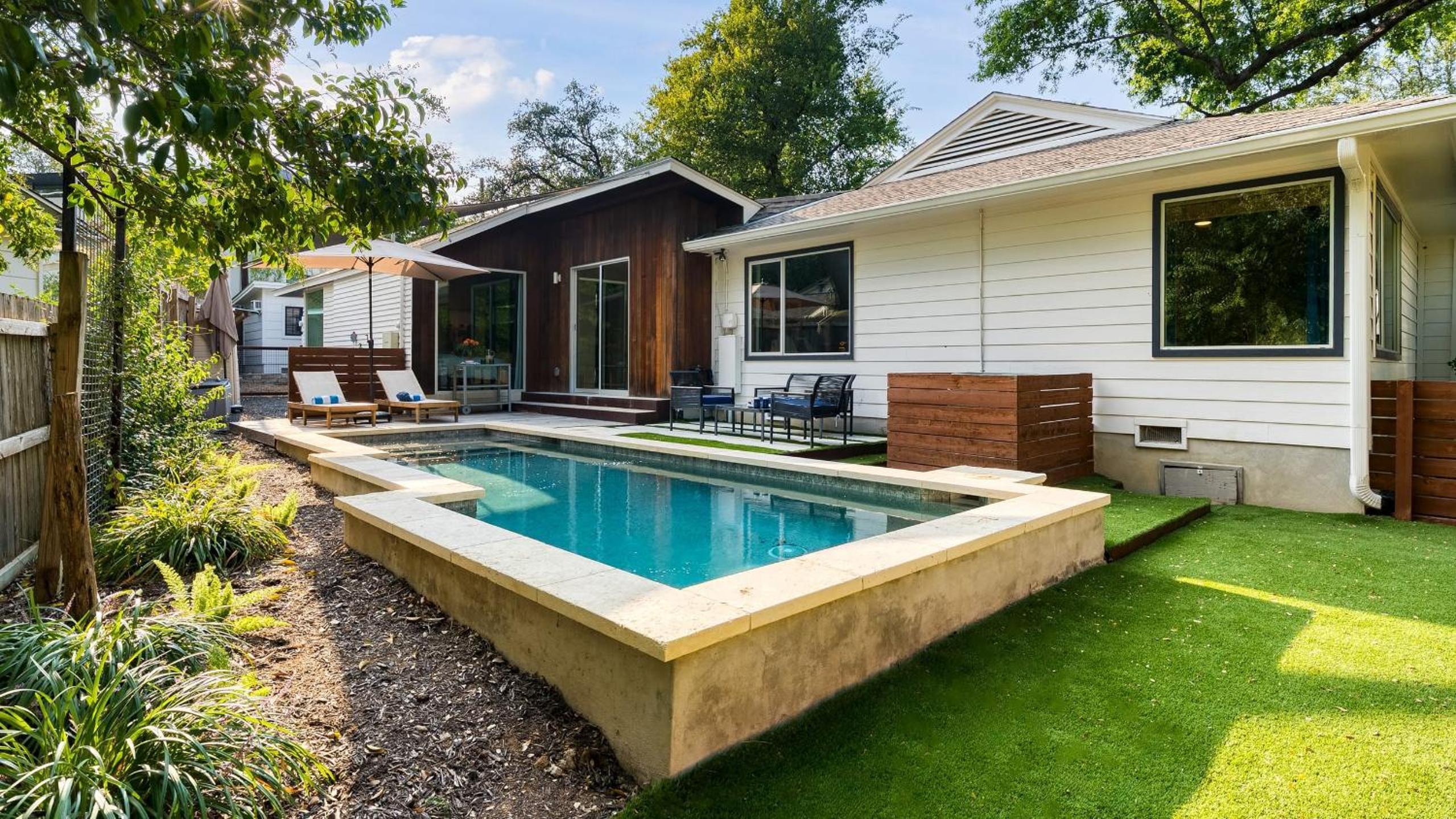 Modern Austin Home w Pool Putting Green Coffee Nook Townes Retreat by AvantStay