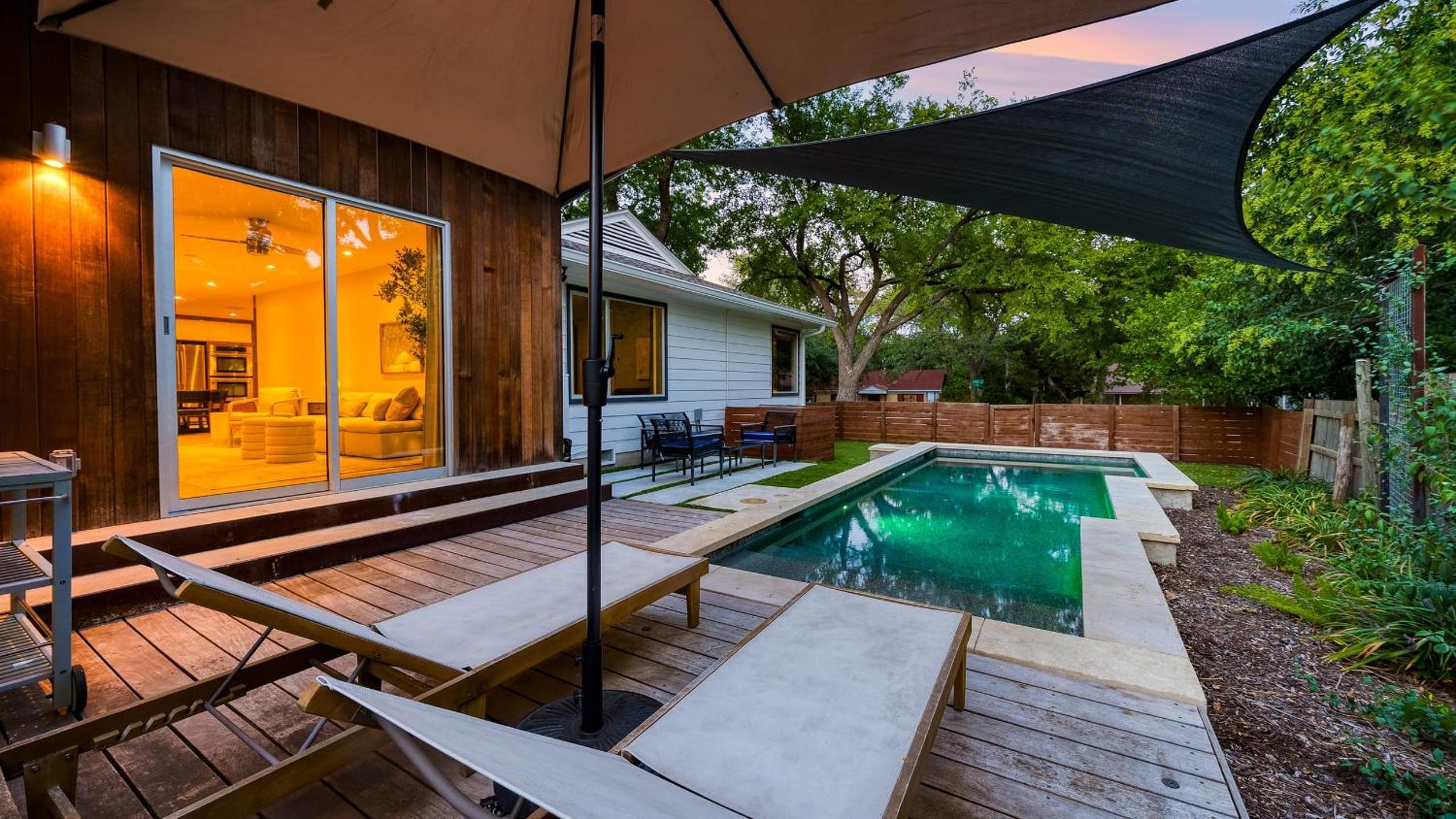 Modern Austin Home w Pool Putting Green Coffee Nook Townes Retreat by AvantStay