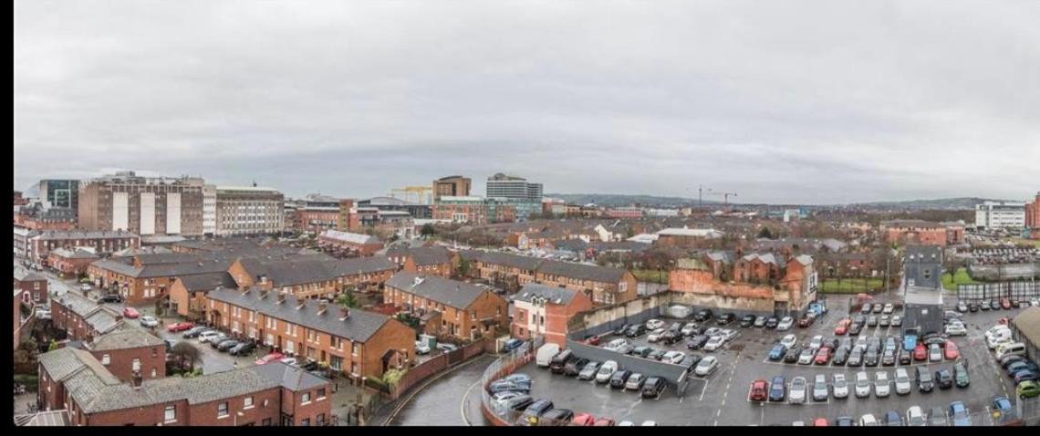 New 4 stars Large prime city center 2 bed 2 bath duplex apartment with free secure parking