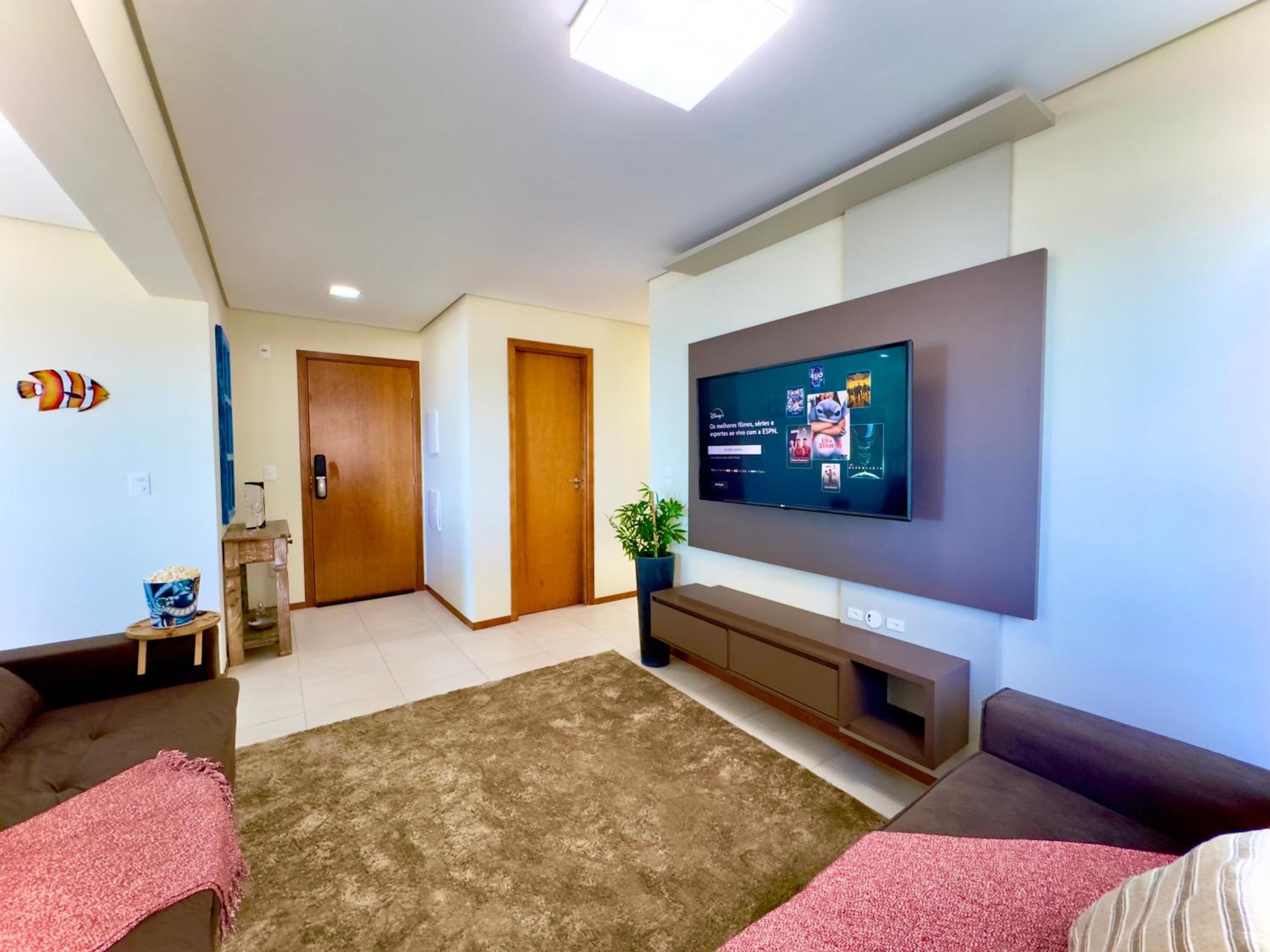 Apto Frente Mar Bali Beach Home Club 3 Quartos Climatizados Cozinha Completa Sacada com Churrasqueira 2 Vagas de Garagem Piscina borda infinita Sauna Acade
