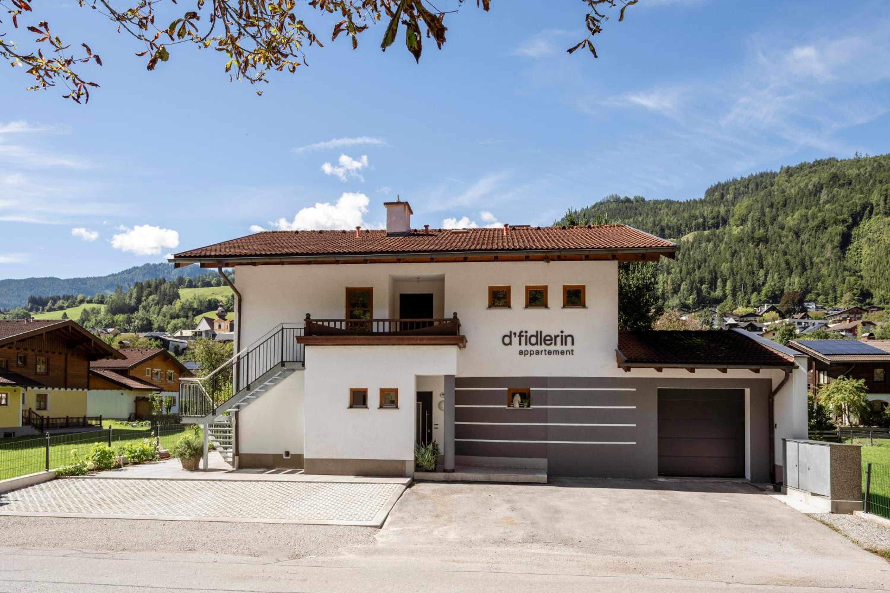 Panorama Mountain & Castle View Apartment D'Fidlerin Salzburg