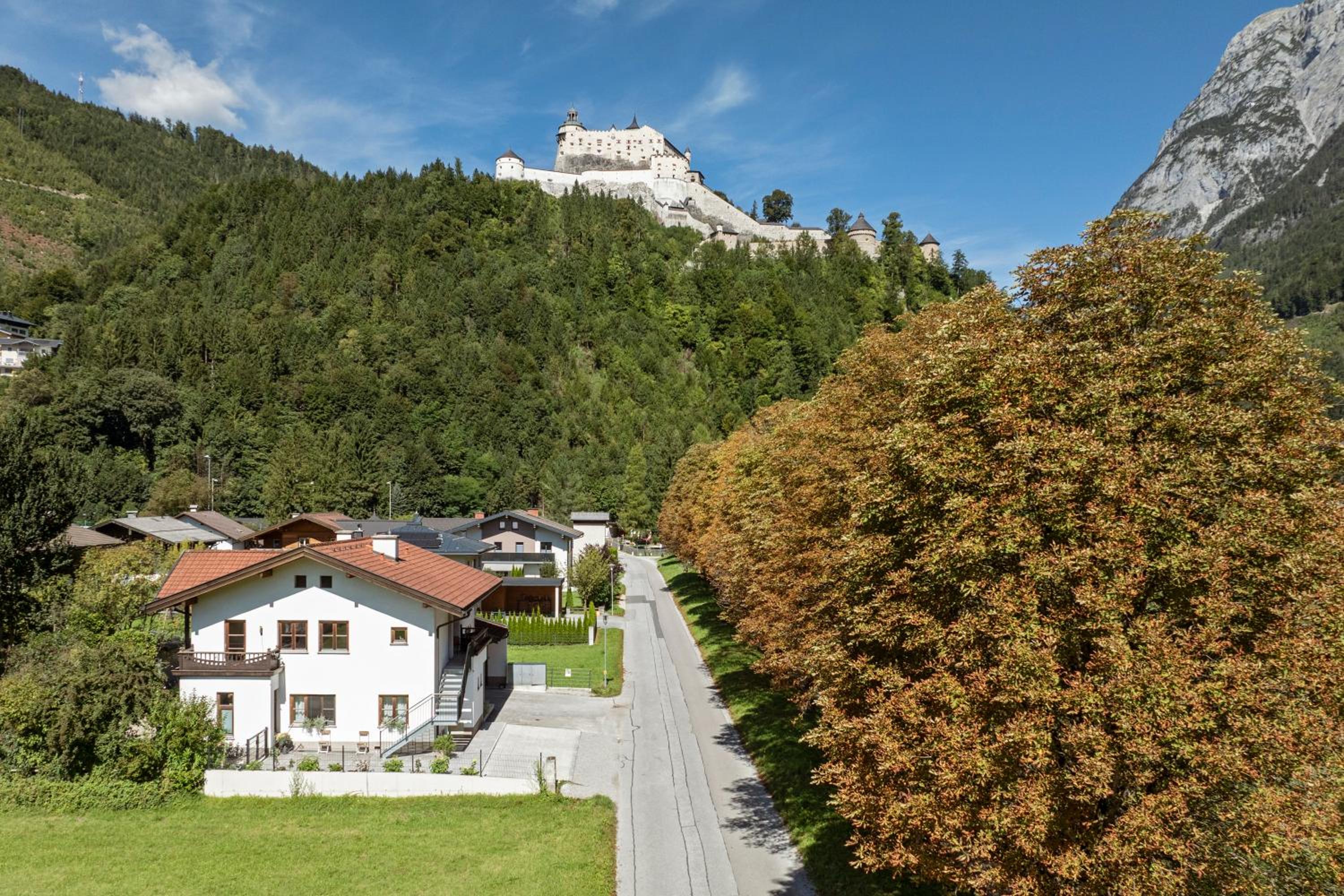 Panorama Mountain & Castle View Apartment D'Fidlerin Salzburg