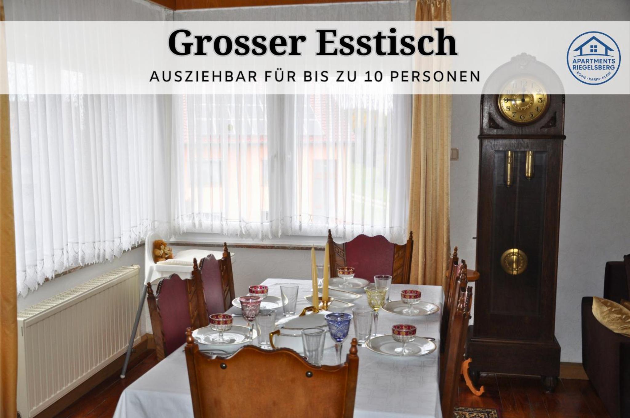 Apartment Rosie - Rustikal und top ausgestattet und ideal für Gruppen bis 6 Personen und Hund, egal ob Familie, Kollegen oder Freunde, 85qm mit Garten und 