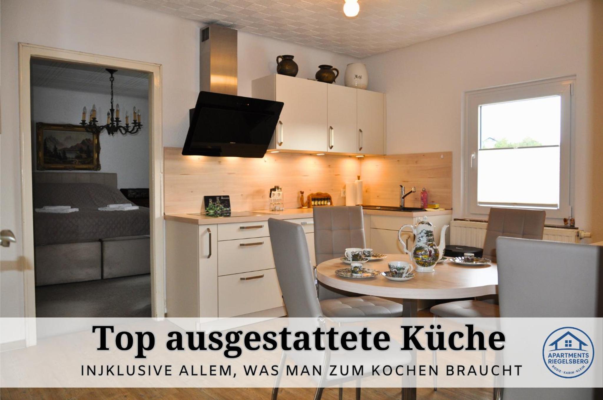 Apartment Rosie - Rustikal und top ausgestattet und ideal für Gruppen bis 6 Personen und Hund, egal ob Familie, Kollegen oder Freunde, 85qm mit Garten und 
