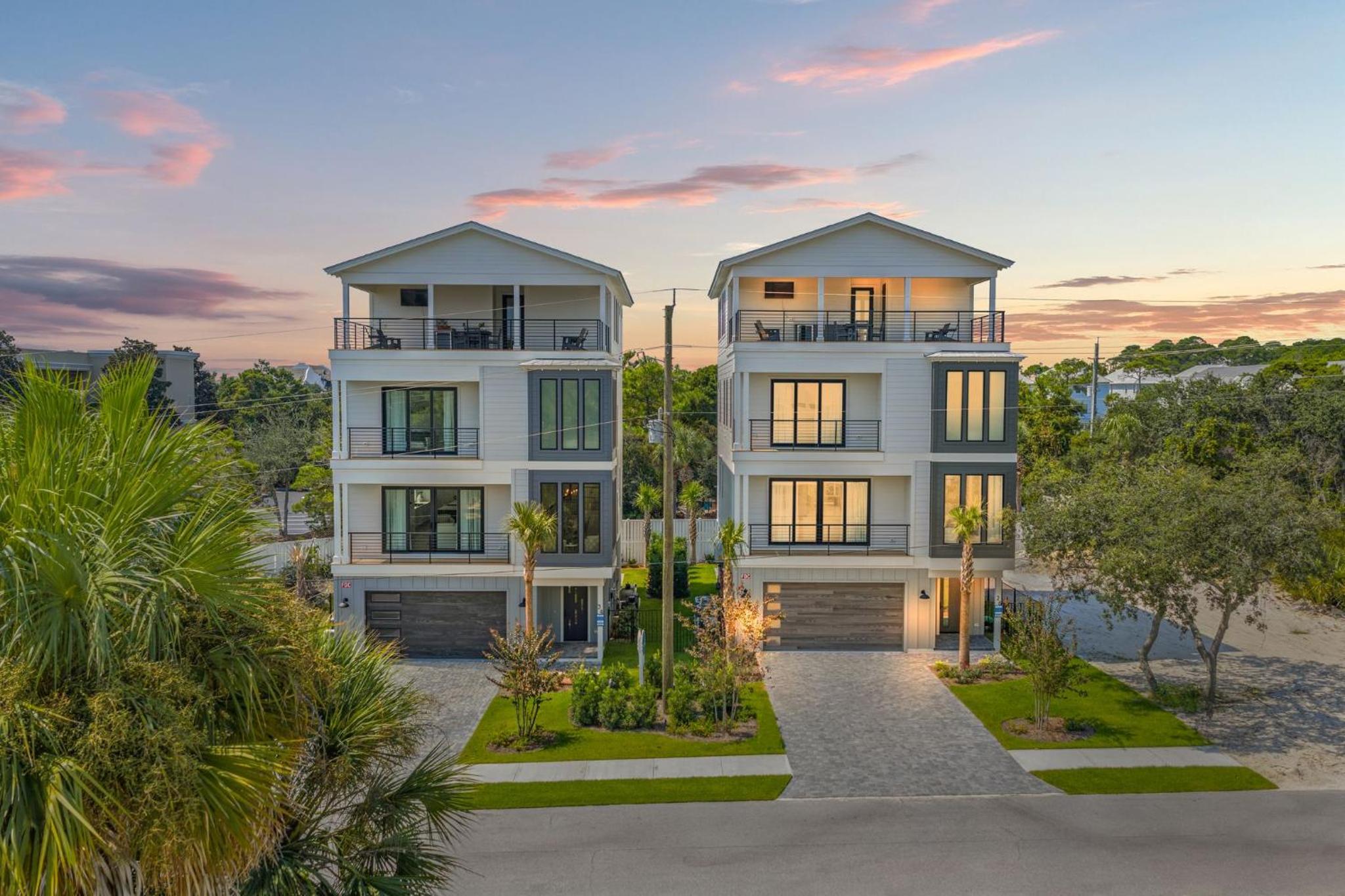 Remarkable BRAND NEW Modern 5br 30A Home w/ Private Pool, Steps 2 the Beach!