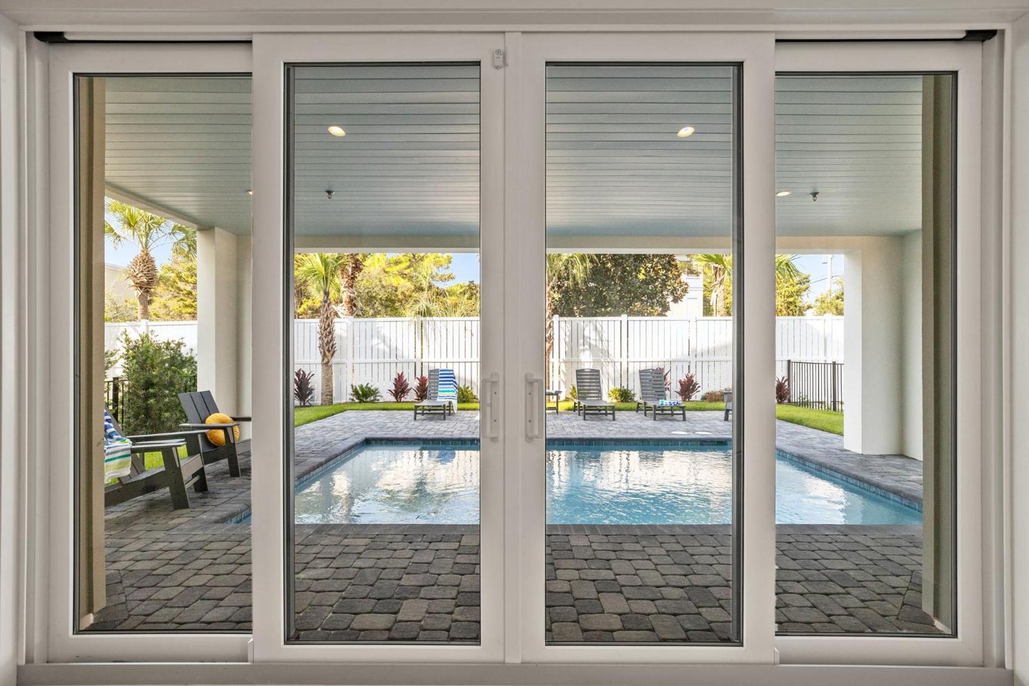 Remarkable BRAND NEW Modern 5br 30A Home w/ Private Pool, Steps 2 the Beach!