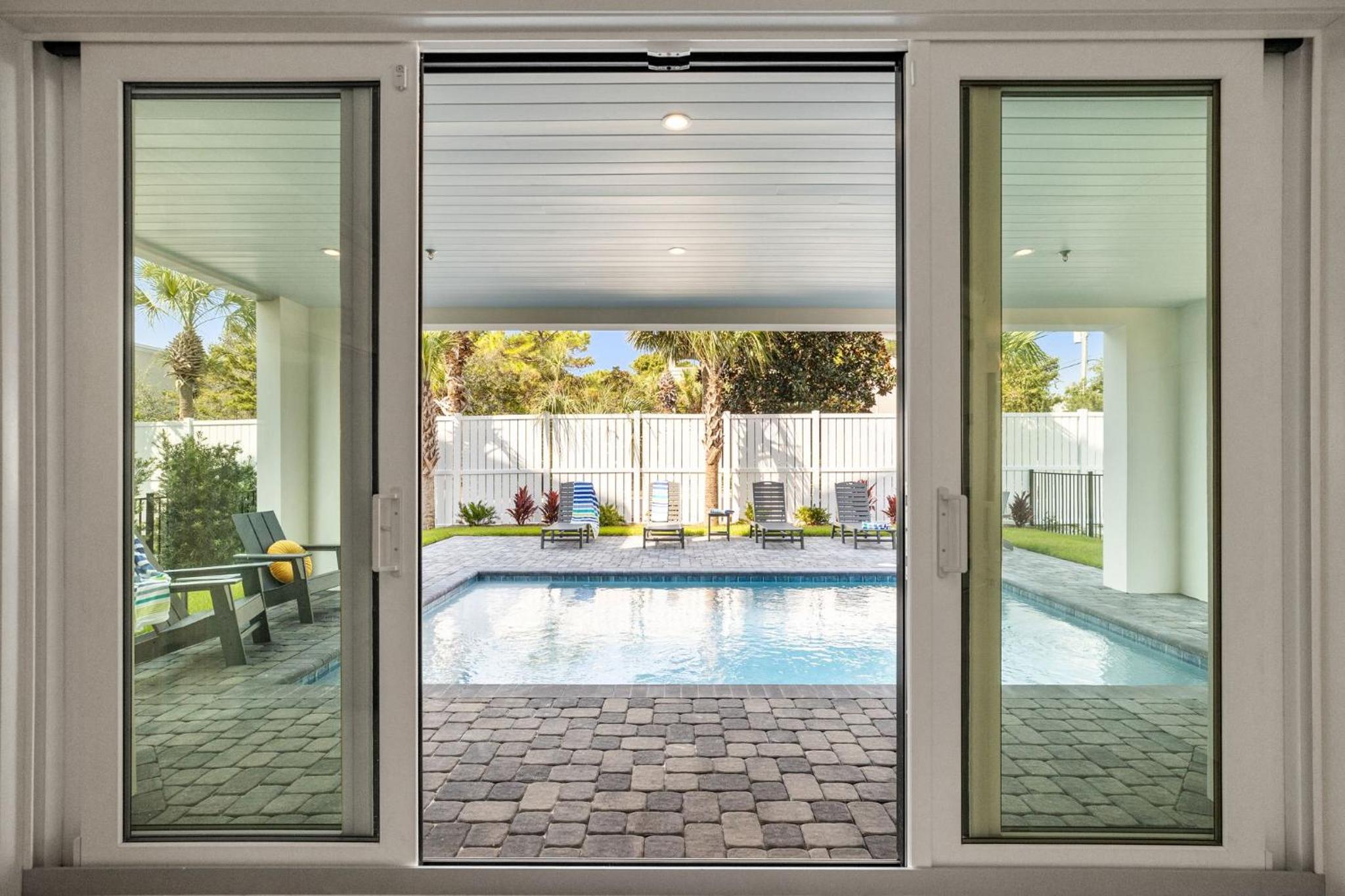 Remarkable BRAND NEW Modern 5br 30A Home w/ Private Pool, Steps 2 the Beach!