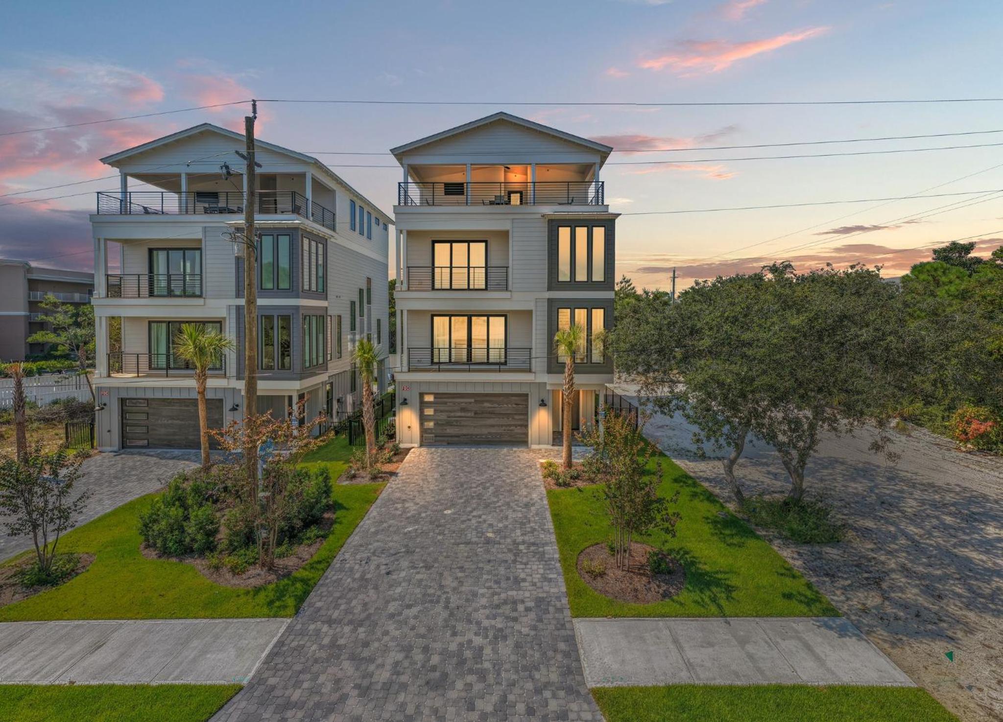 Remarkable BRAND NEW Modern 5br 30A Home w/ Private Pool, Steps 2 the Beach!