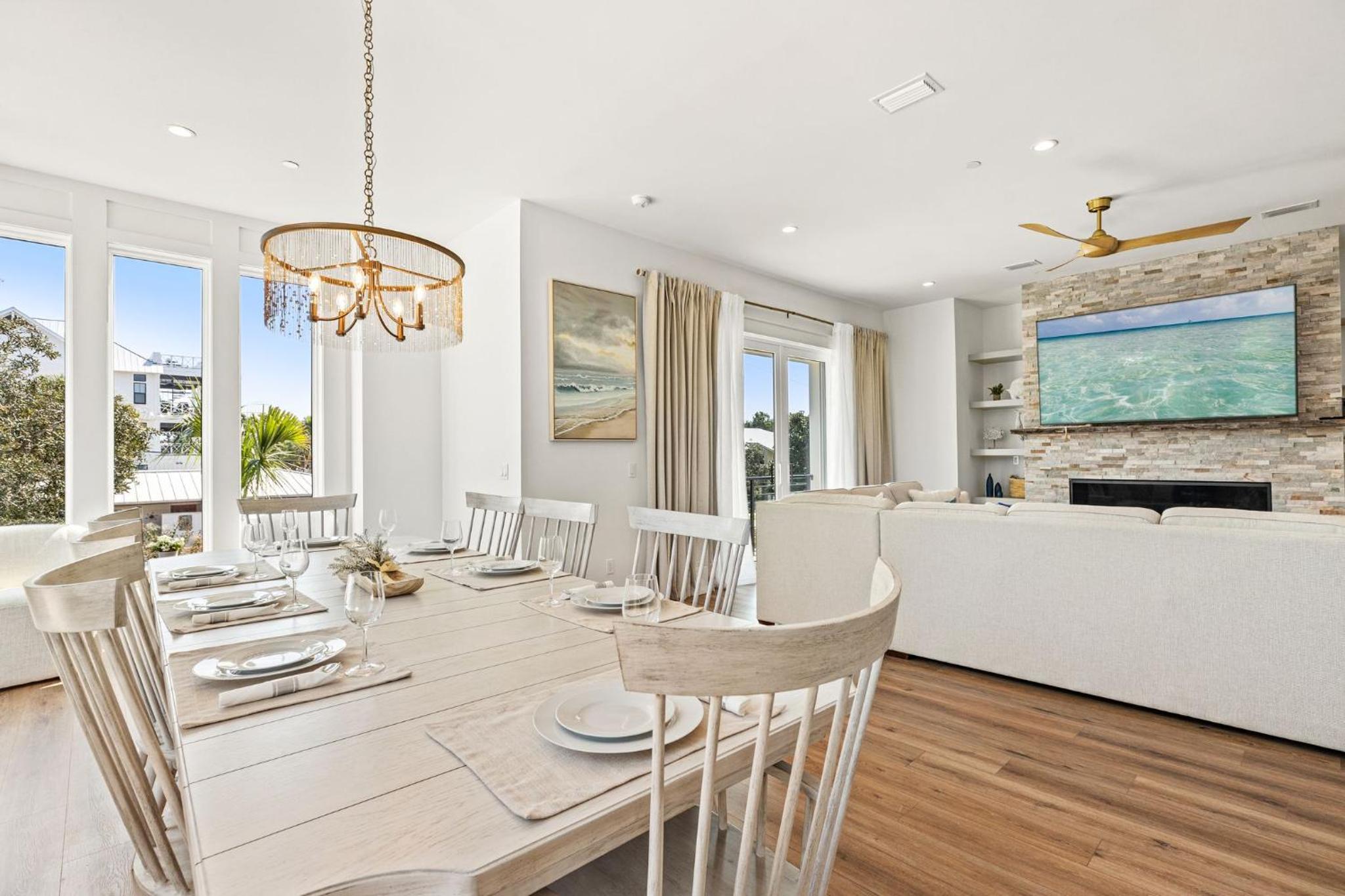 Remarkable BRAND NEW Modern 5br 30A Home w/ Private Pool, Steps 2 the Beach!