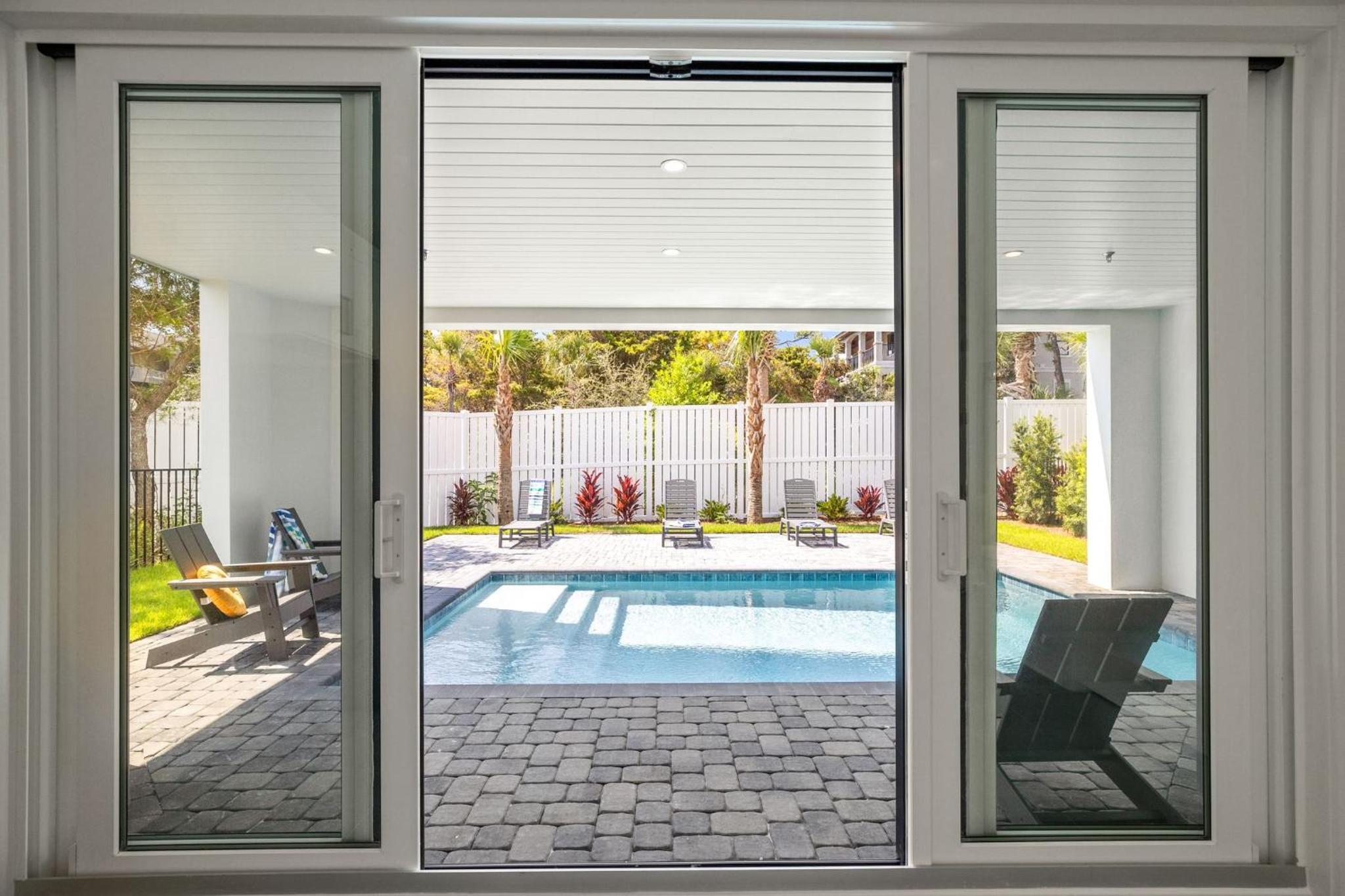 BRAND NEW Coastal Modern Beach Retreat w/ Private Pool, 1 Minute to the Beach