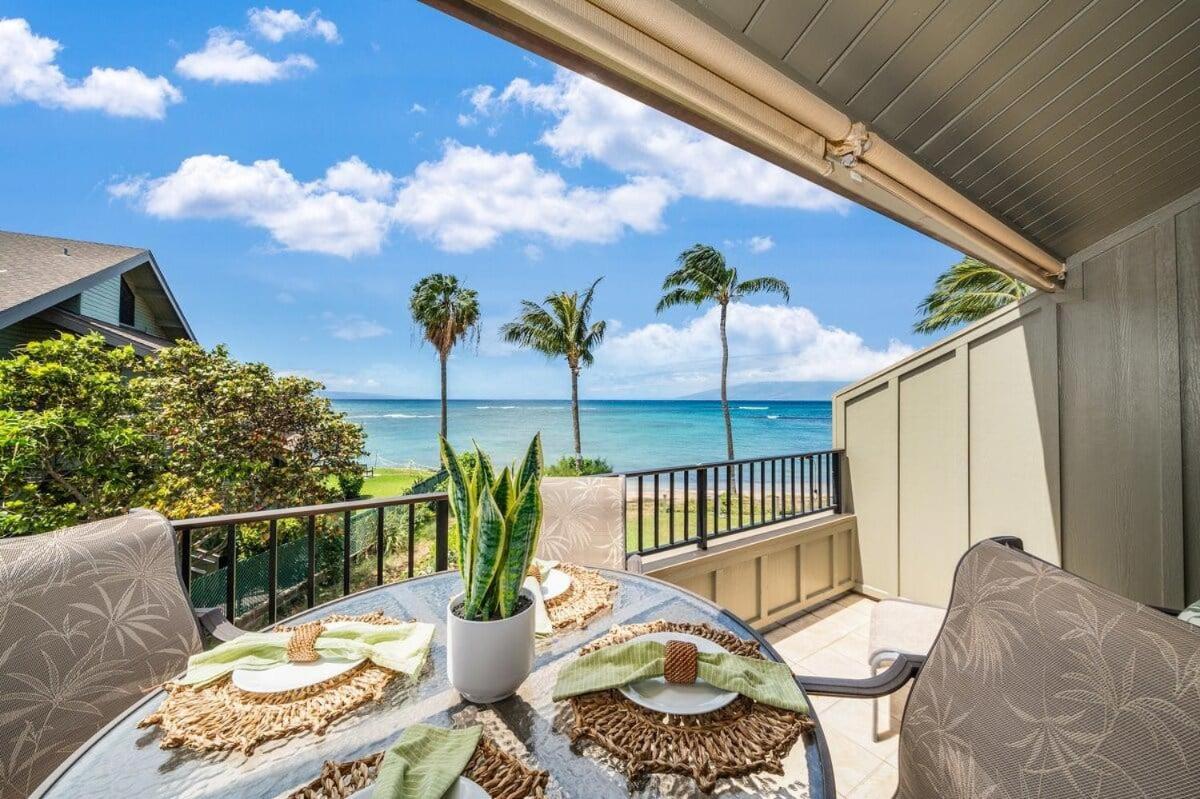 Kahana Village 2 · KHV 2 Direct Oceanfront 2BD Condo Steps to Be