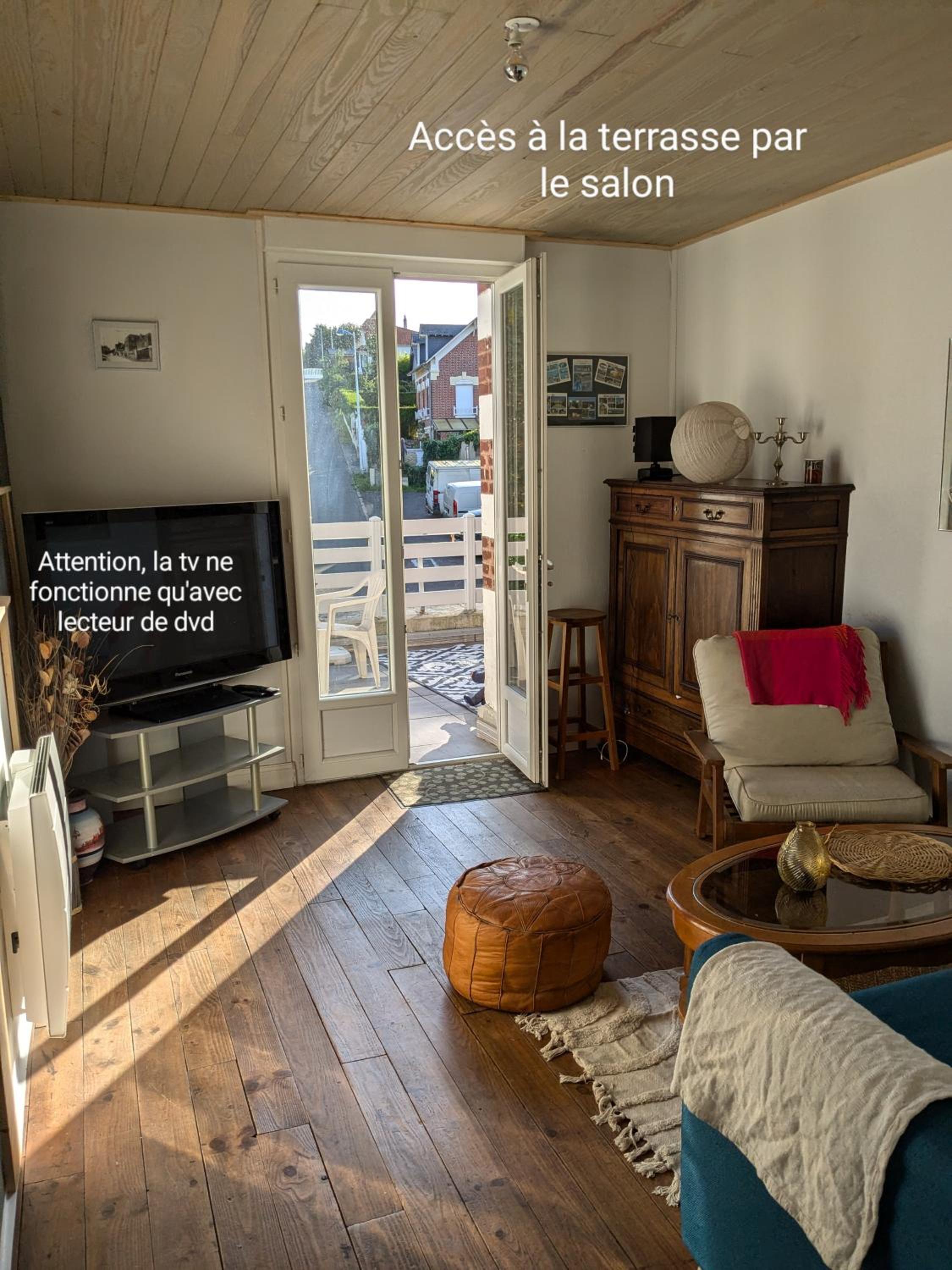 Spacieux apt avec terrasse proche plage