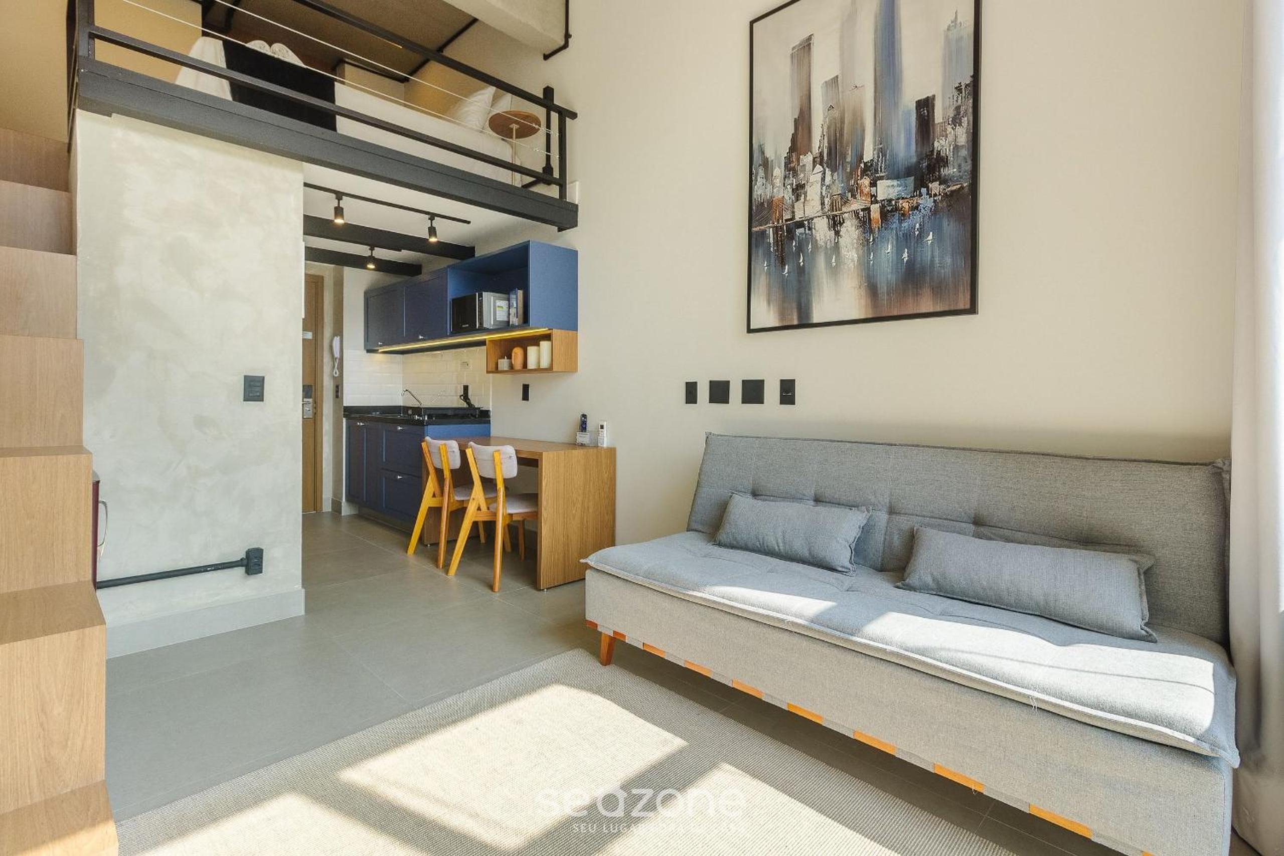 Studios in a Building with Pool and Gym in Perdizes - ABY