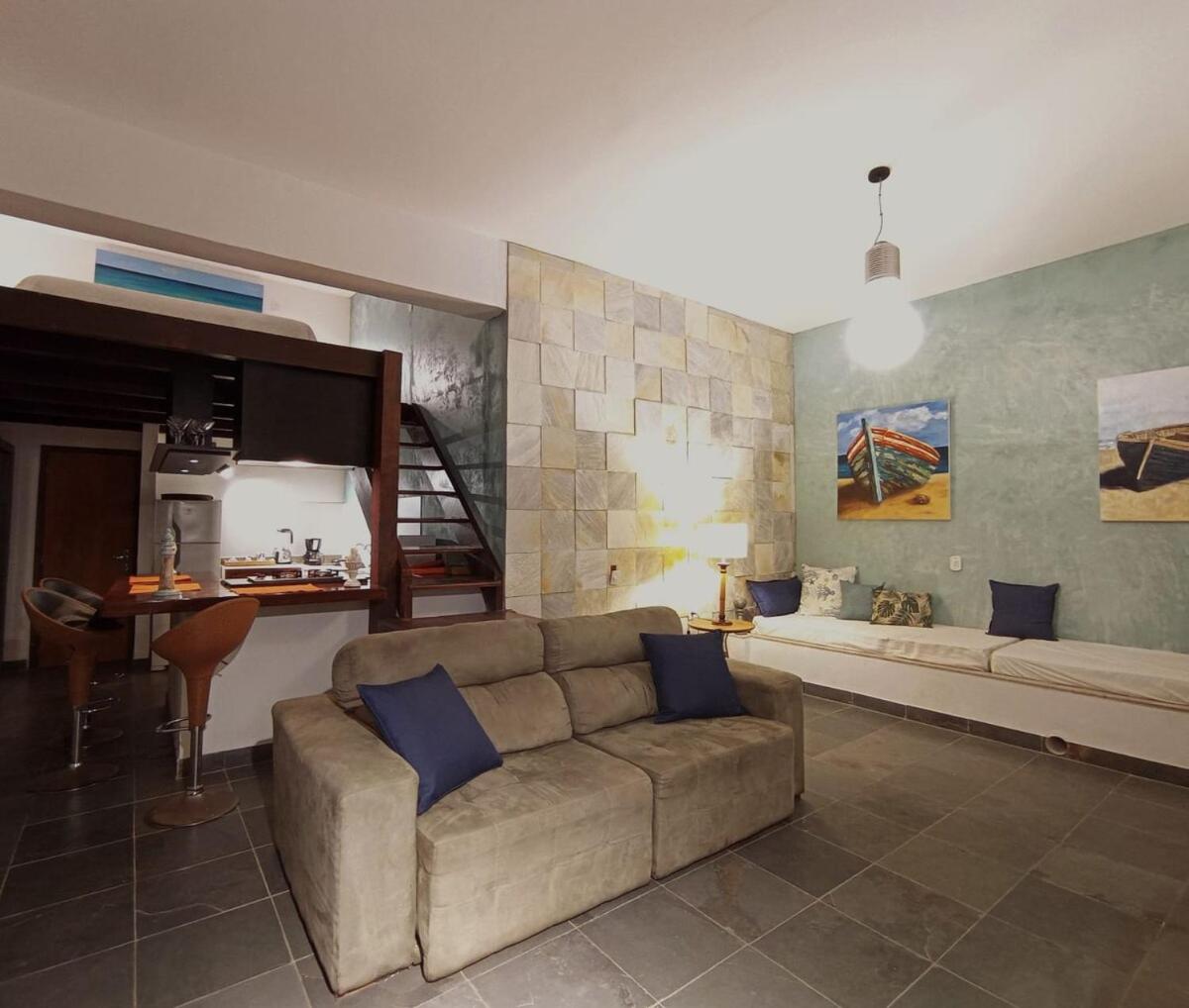 Moderno loft con vista mar con 1 quarto