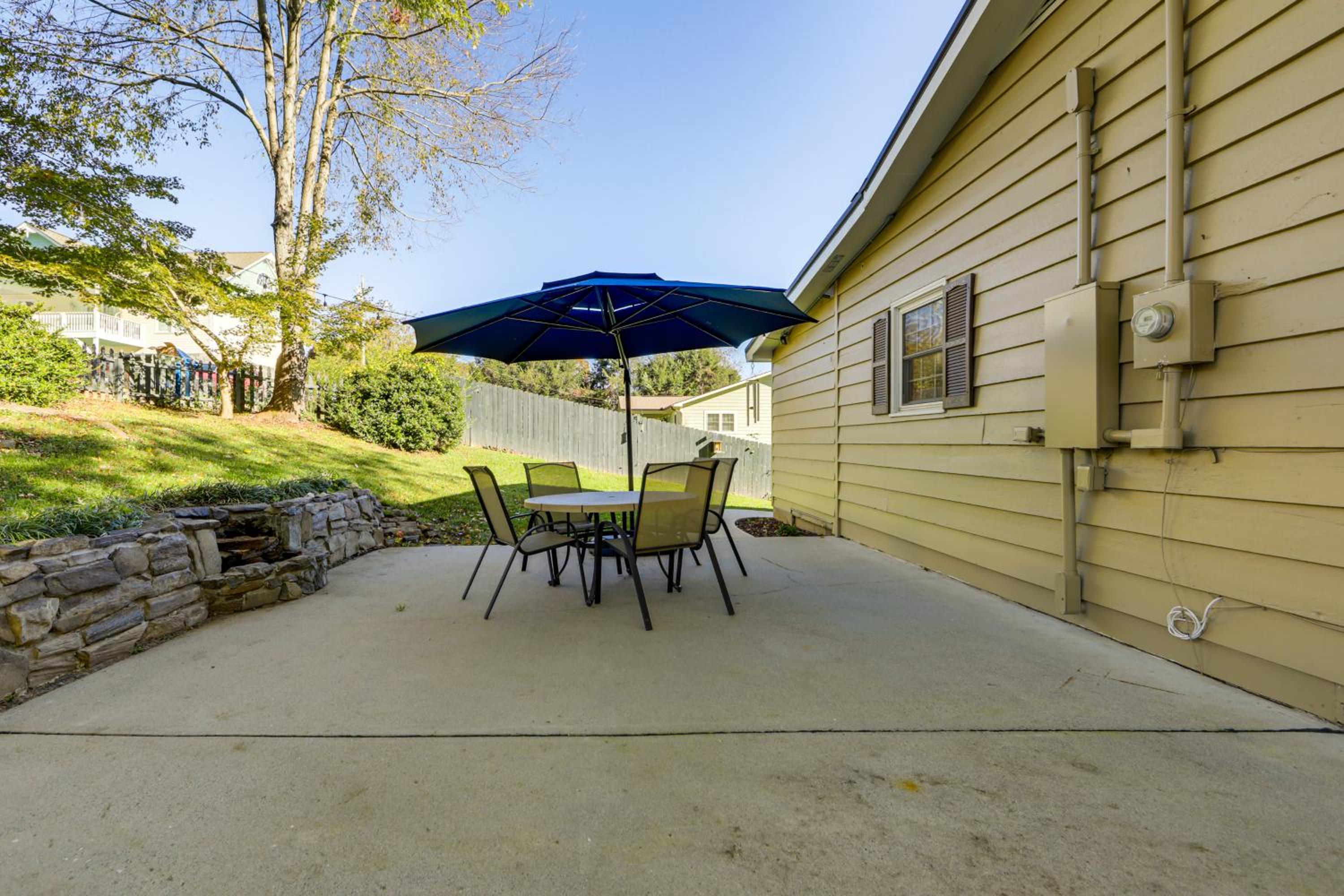 Walk to Frog Level Historic District! Home with Deck