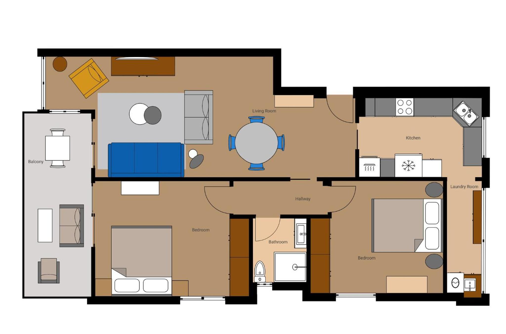Berengaria Court - Sea Views 2bdr Apartment