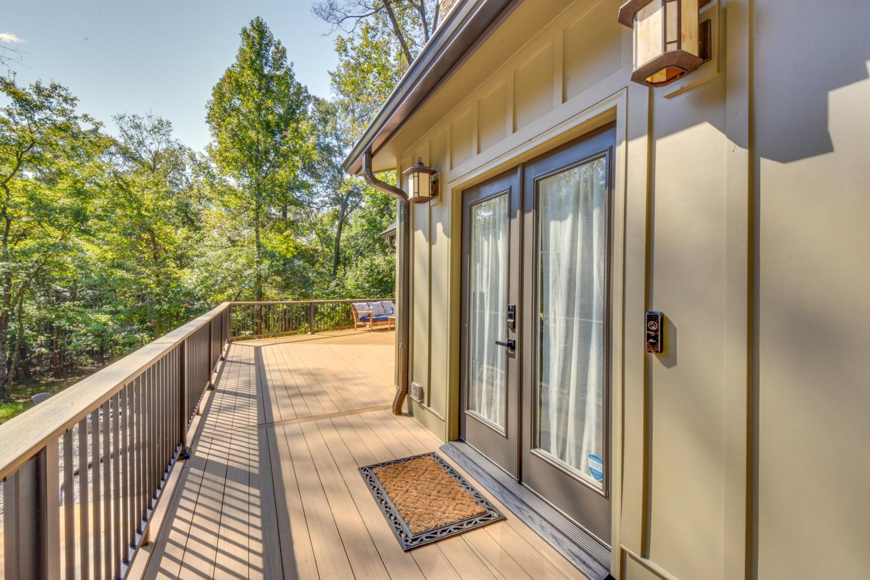 Secluded Lake Lanier Cabin with Game Area