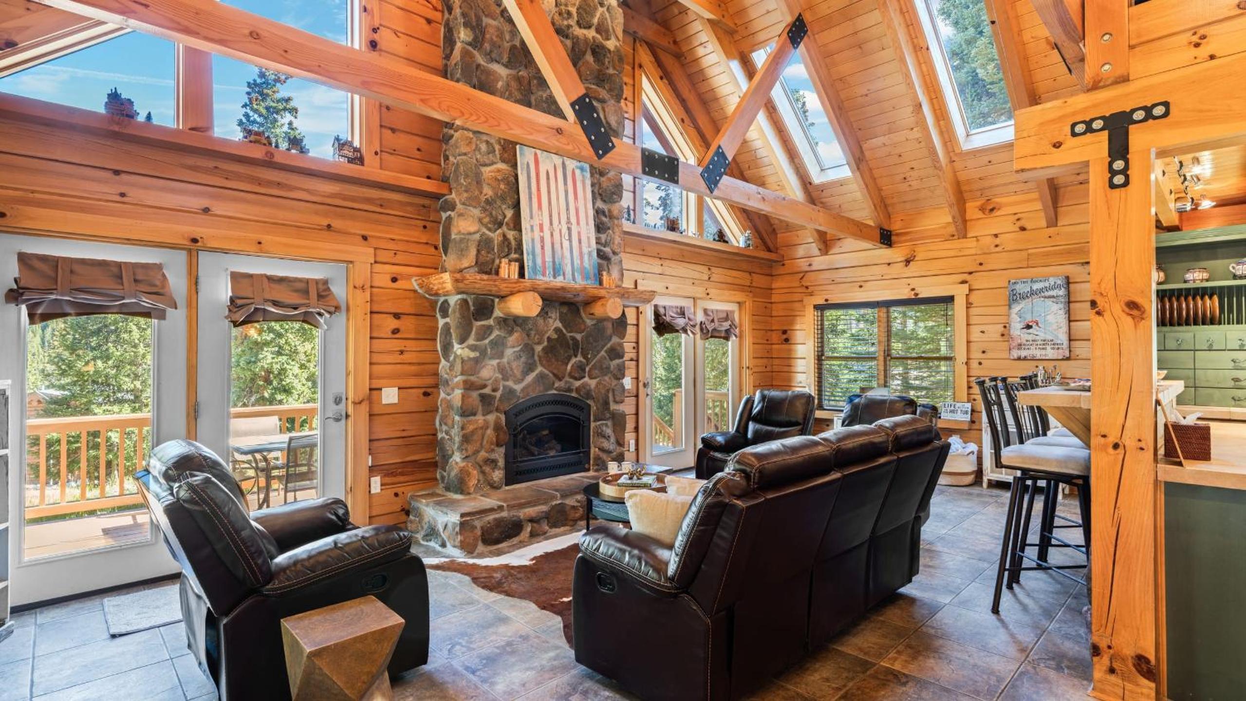 Forest Views Hot Tub Fireplace Minutes from Breckenridge Shangri-La Cabin by AvantStay